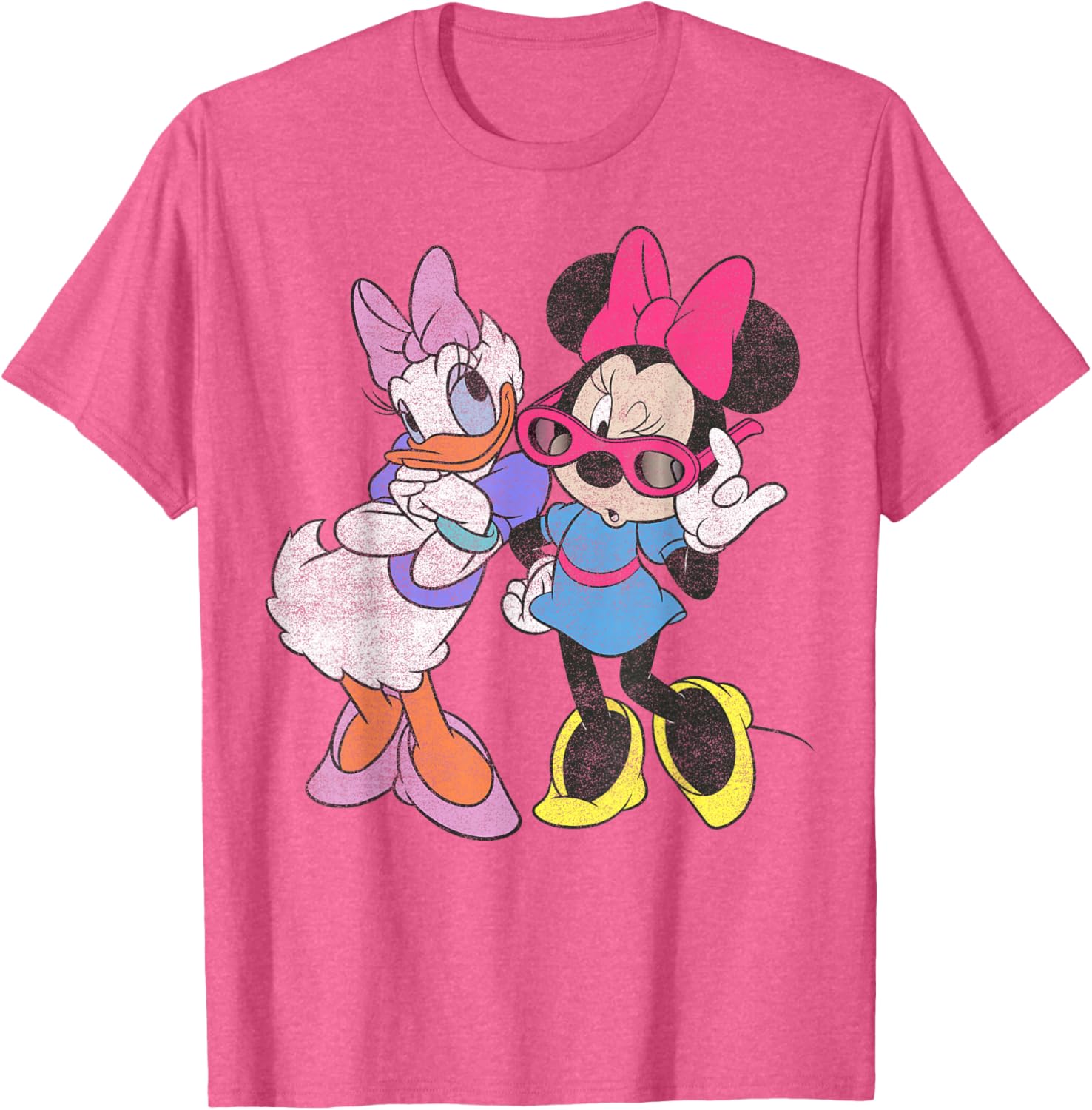Disney Mickey and Friends Daisy and Minnie Short Sleeve T-Shirt for Kids - 8