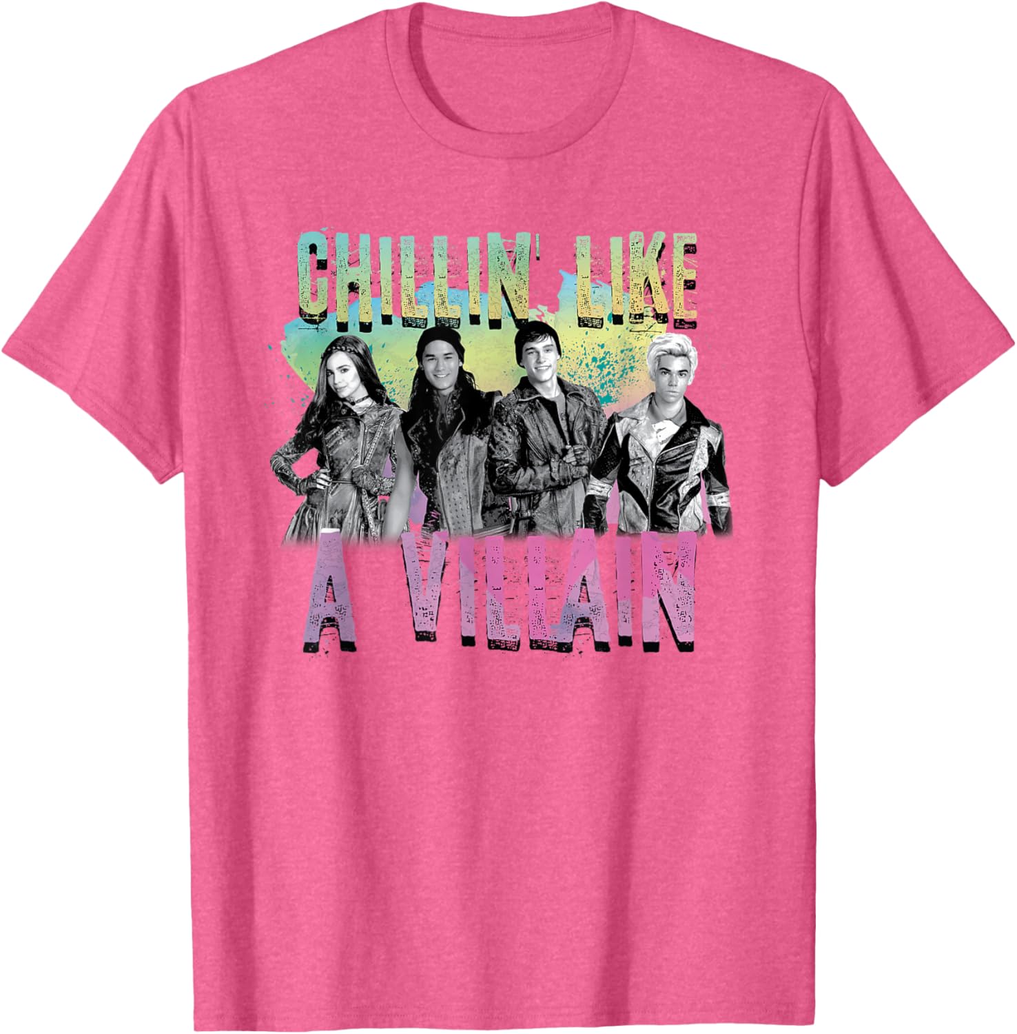 Disney Descendants Chillin Like A Villain T-Shirt for Kids and Adults - 9