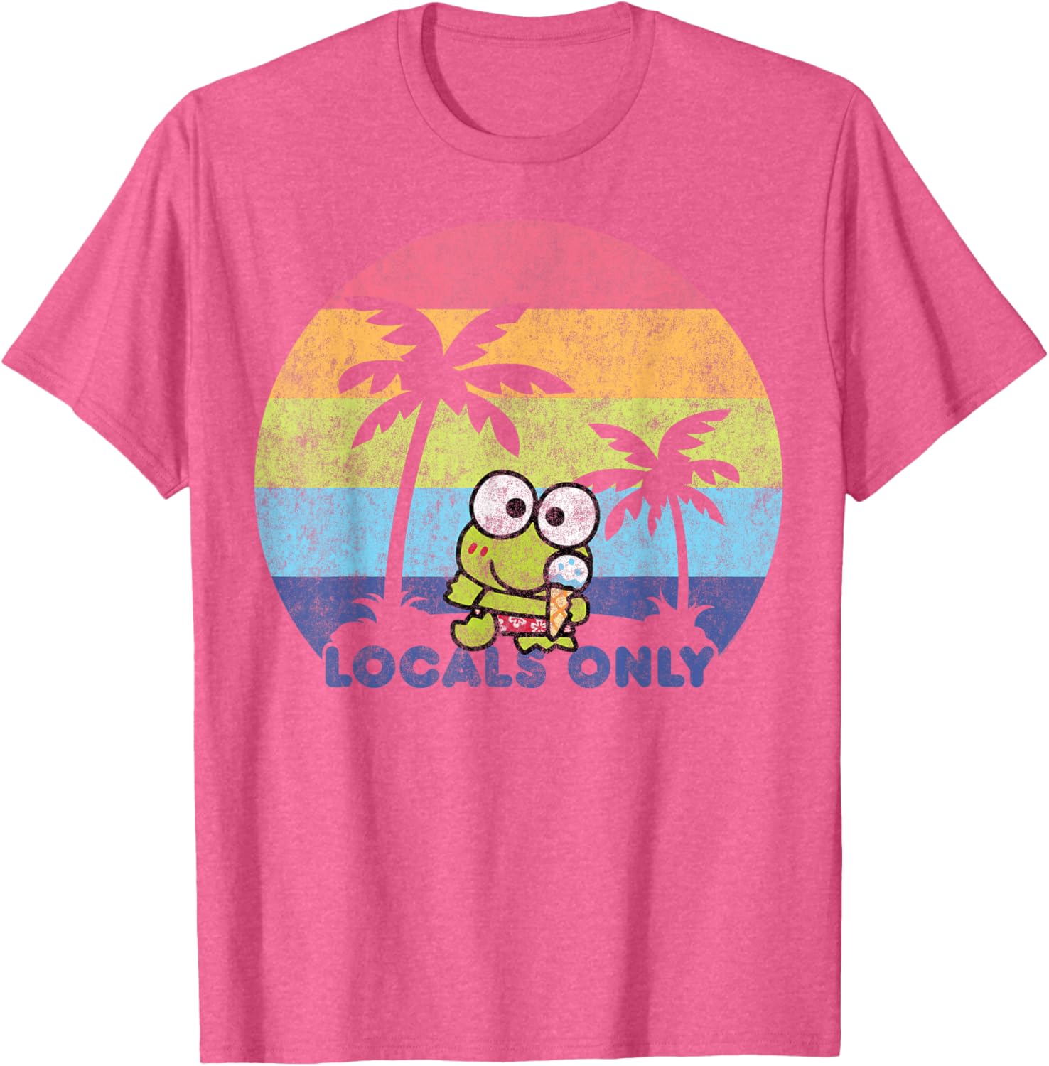 Keroppi Locals Only T-Shirt Fun Graphic Tee for Fashionable Fans - 20