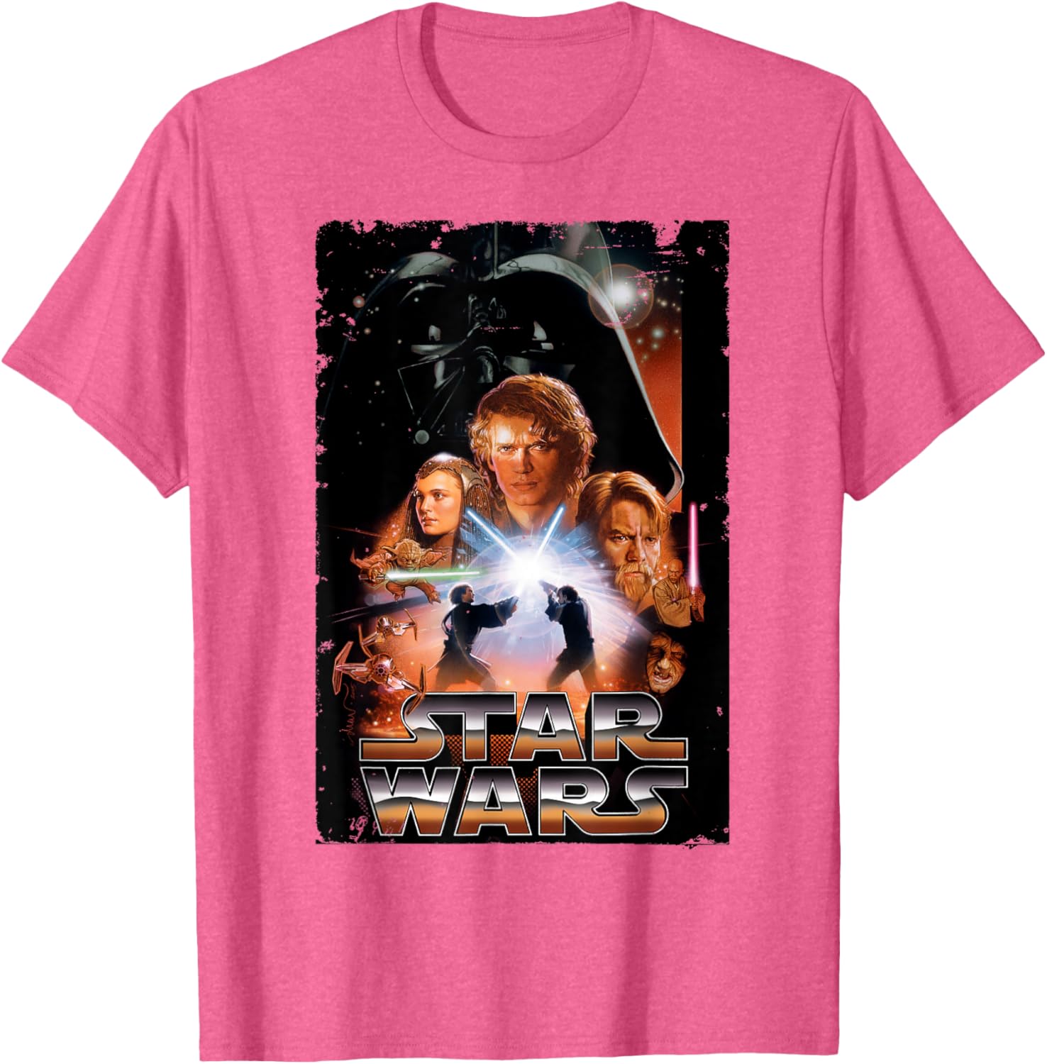 Vintage Star Wars Revenge of the Sith T-Shirt for Disney Fans - 5