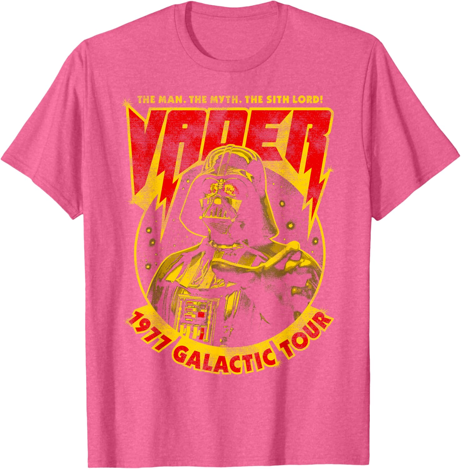 Darth Vader 1977 Galactic Tour Poster T-Shirt for Star Wars Fans - 2