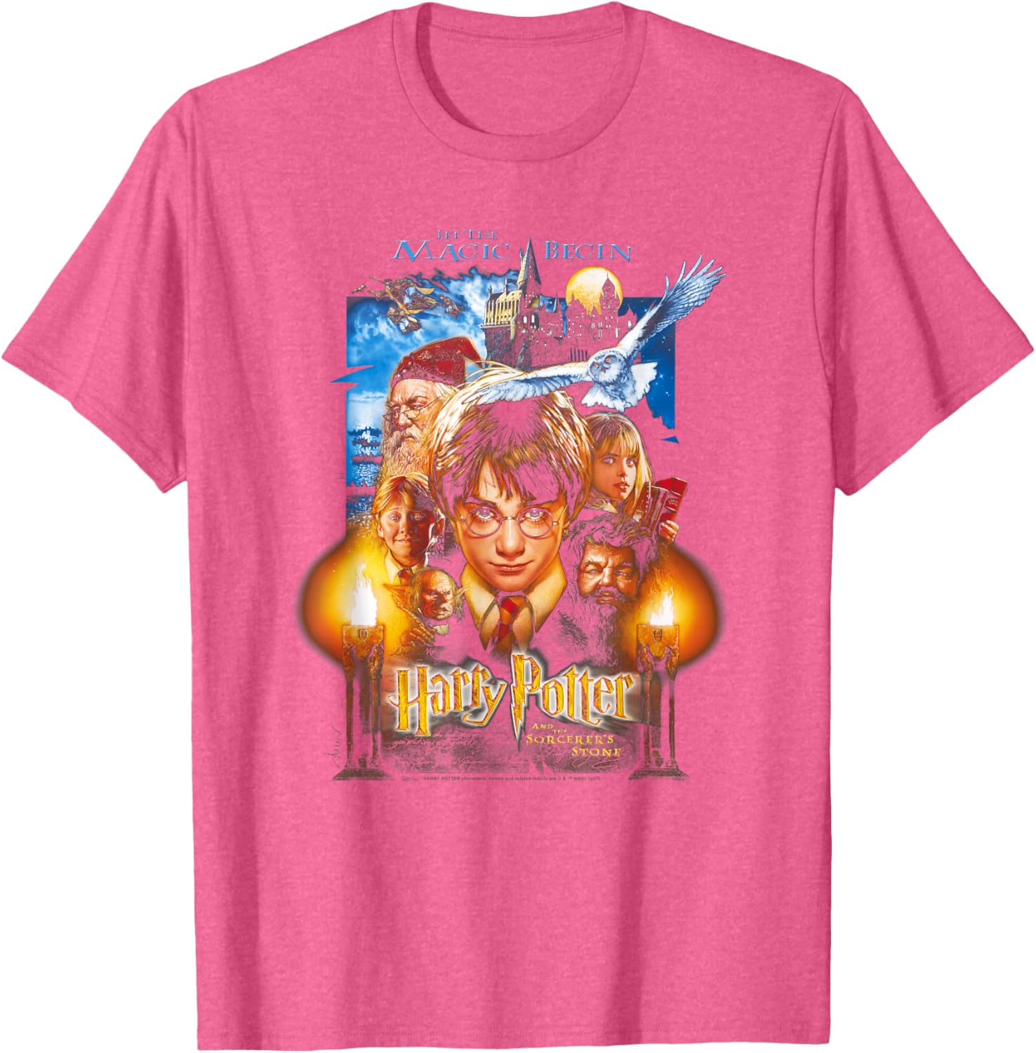 Harry Potter Black Movie Poster T-Shirt for Women - Short Sleeve Small - 3