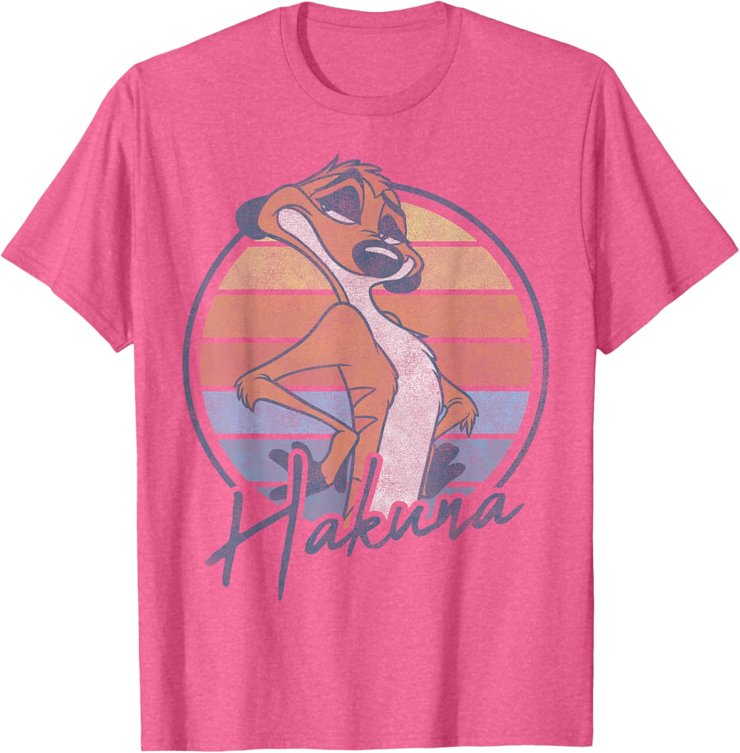 Disney The Lion King Timon Hakuna Matata Retro Portrait T-Shirt - 2