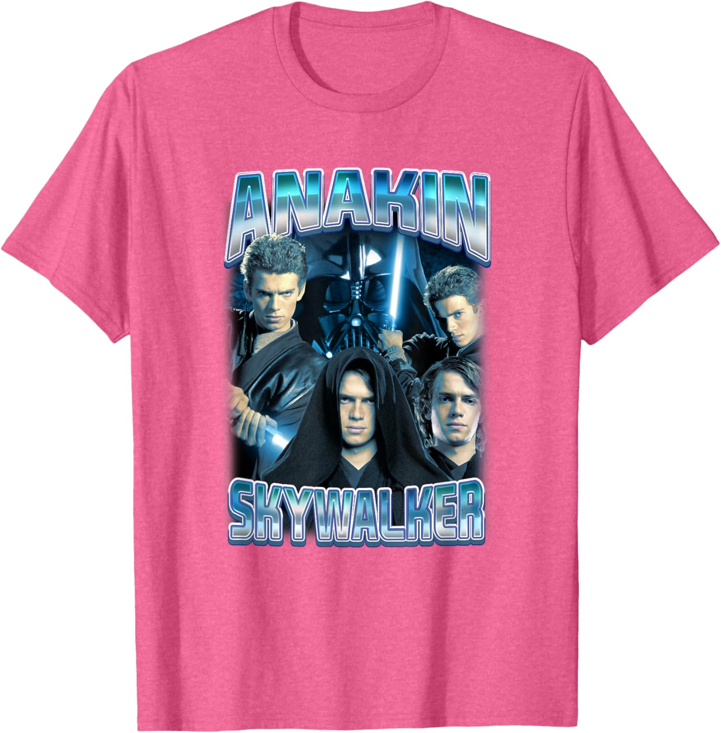 Star Wars Anakin Skywalker Photo Collage T-Shirt for Fans and Collectors - 4