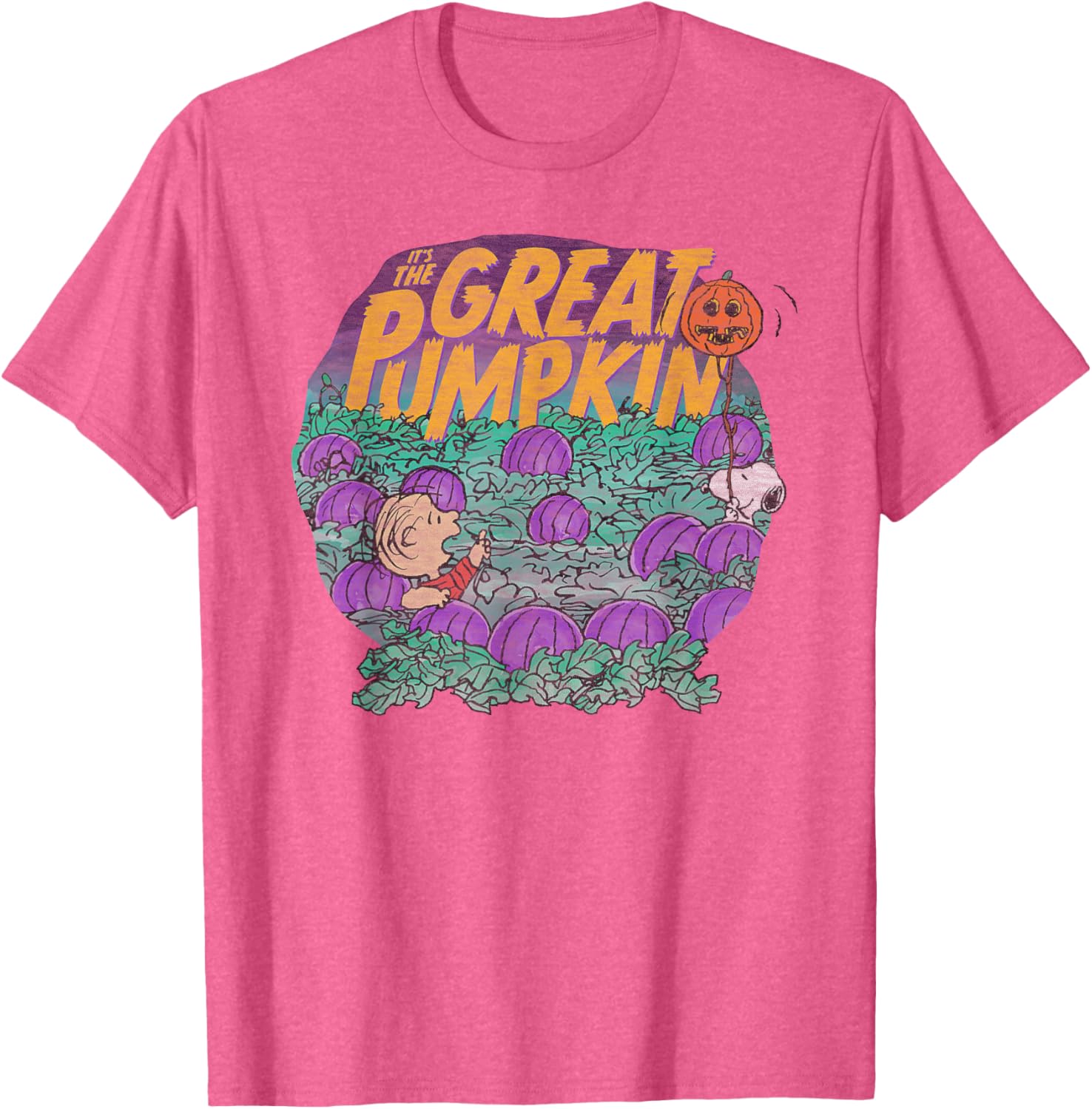Peanuts Halloween Linus and Snoopy Great Pumpkin T-Shirt for All Ages - 15