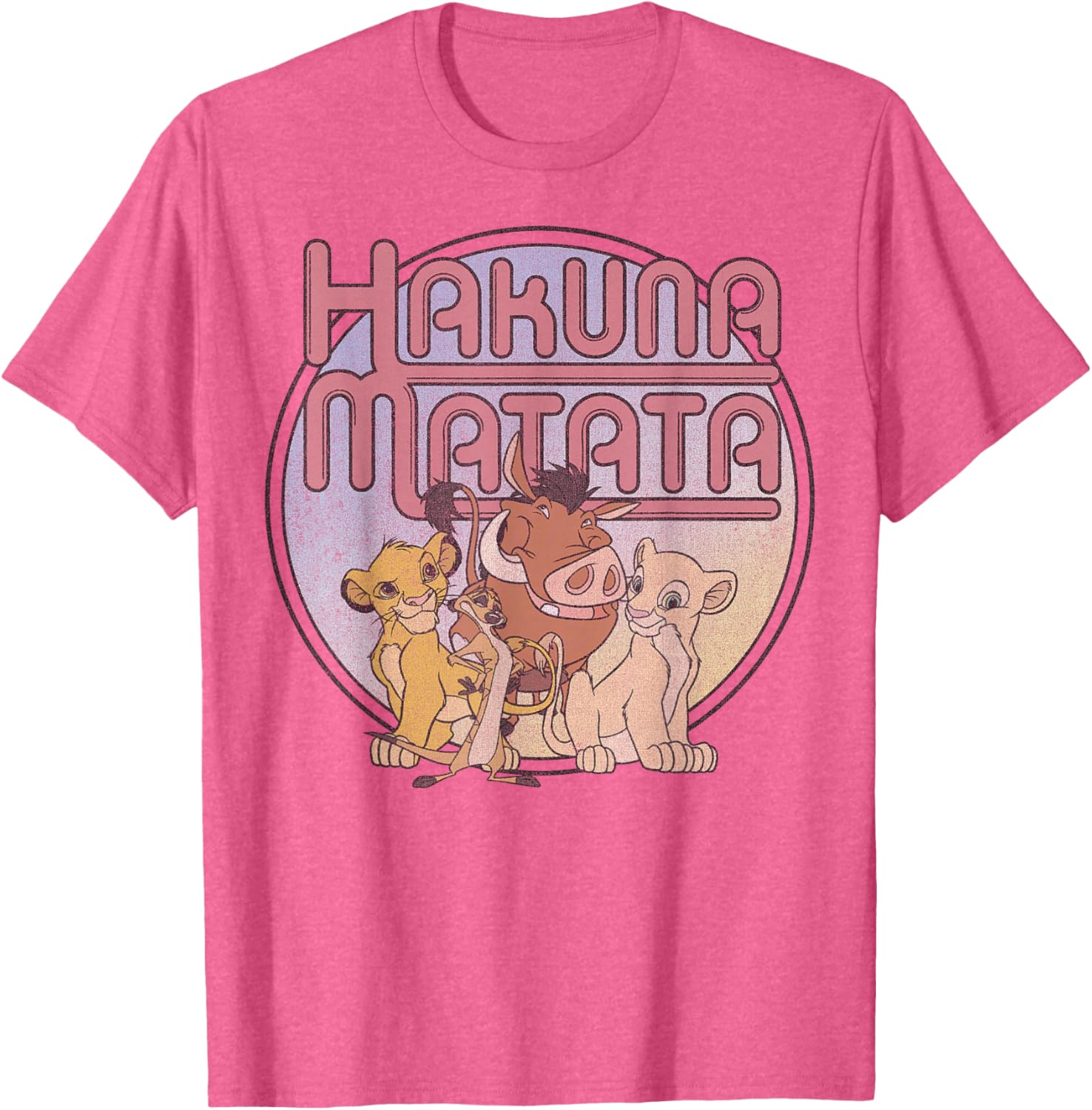 Disney Lion King Hakuna Matata T-Shirt Featuring Simba and Friends - 1