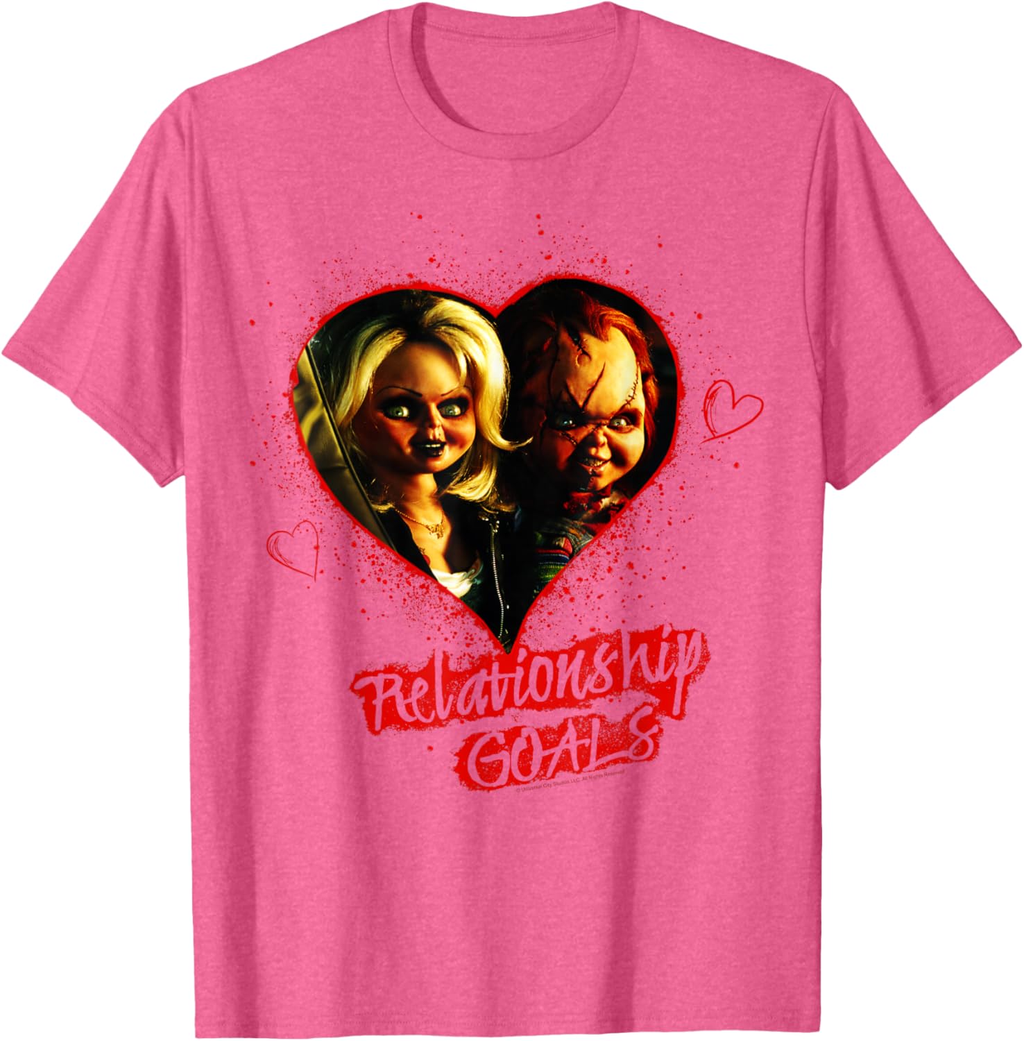 Child's Play Chucky and Tiffany Relationship Goals T-Shirt for Kids - 5