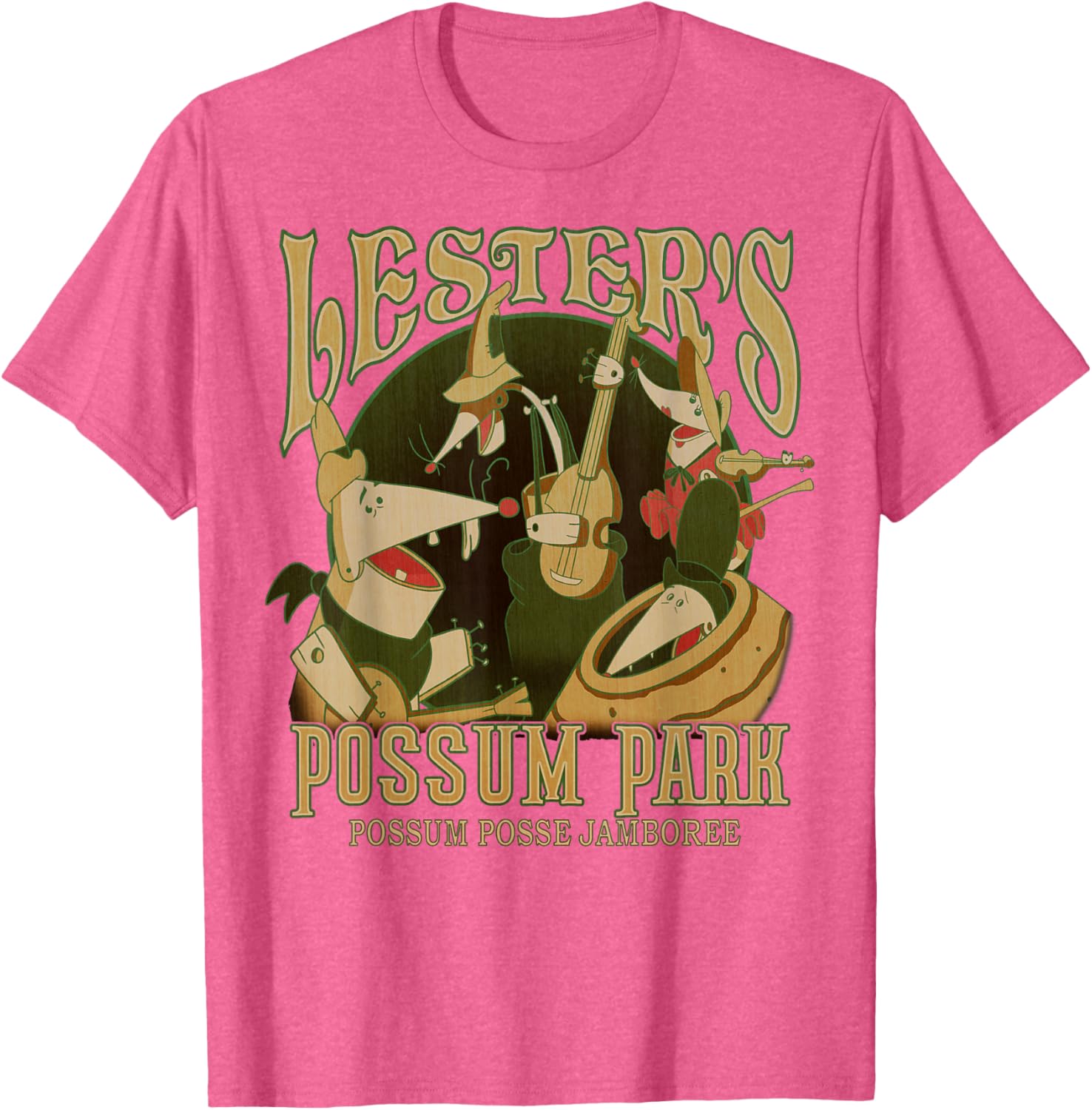 Disney A Goofy Movie Lester's Possum Park Vintage T-Shirt for Fans - 5