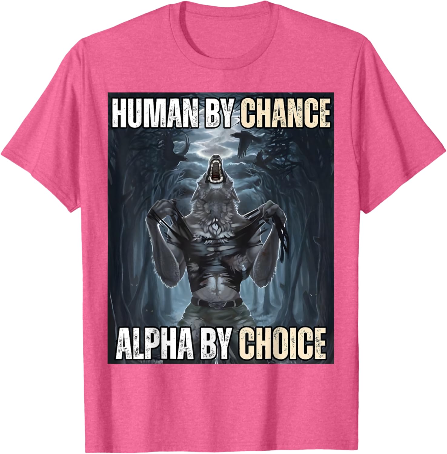 Funny Alpha Wolf Meme T-Shirt for Cool and Unique Style Fans - 21