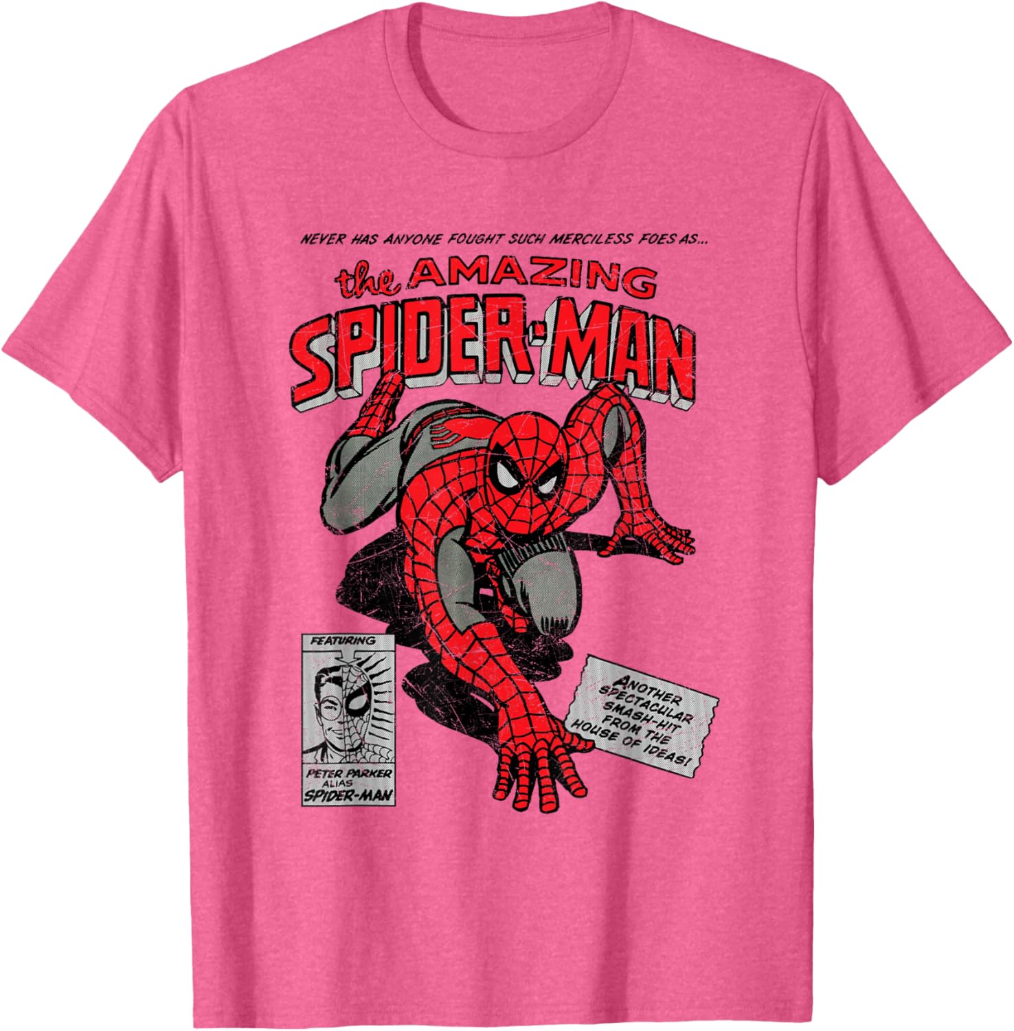 Marvel Spider-Man Retro Comic T-Shirt for Comic Book Fans - 6