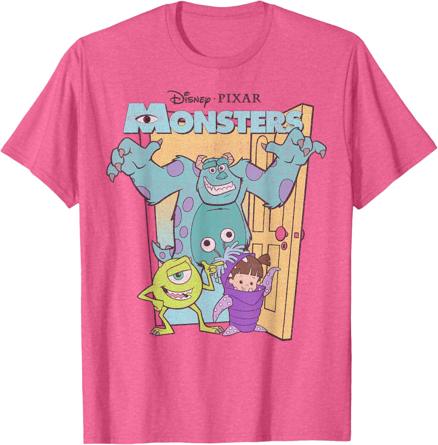 Disney Pixar Monsters Inc Mike Sulley Boo T-Shirt for Kids and Adults - 2