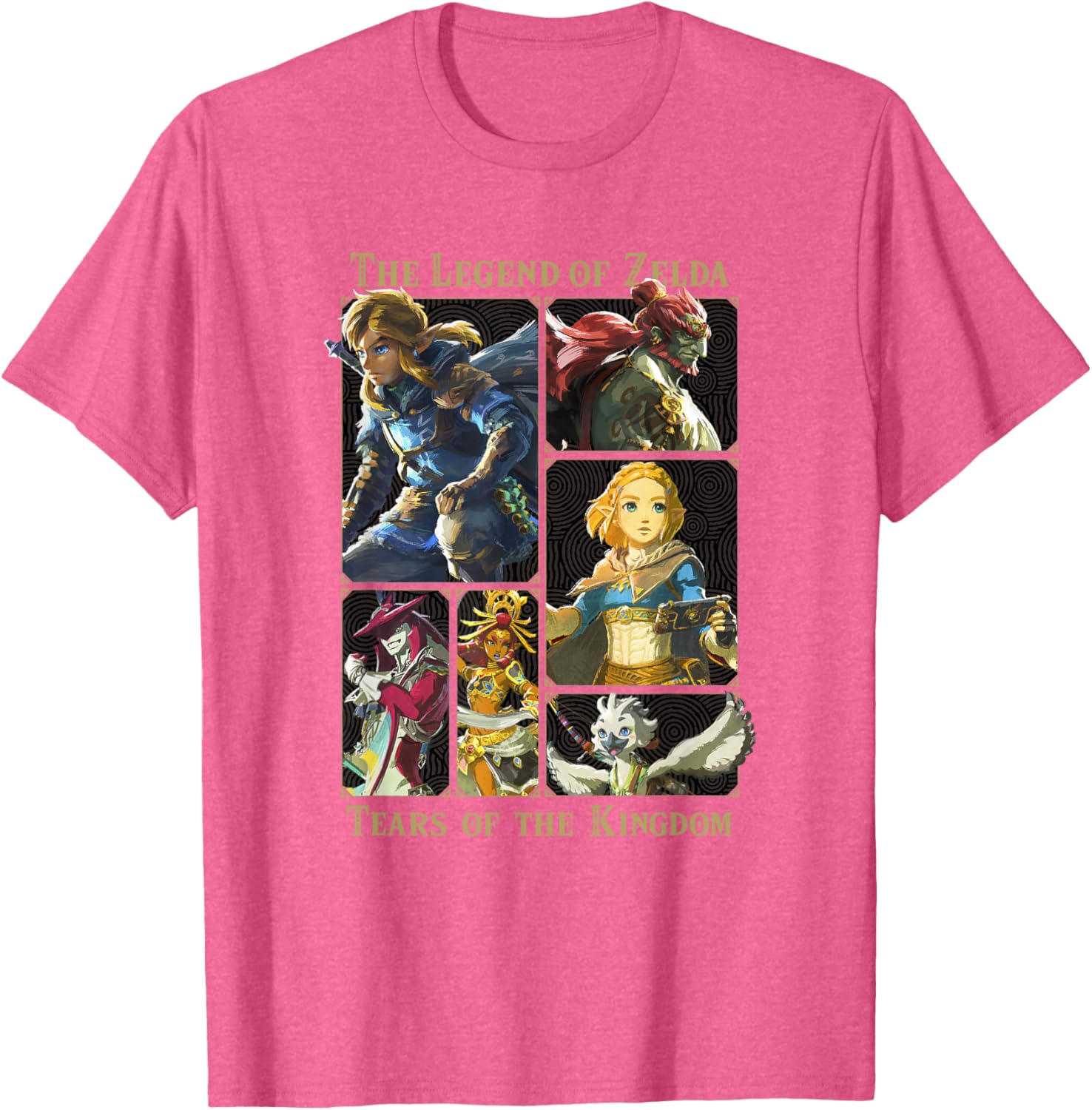 The Legend of Zelda Tears of the Kingdom Character Box Up T-Shirt - 10