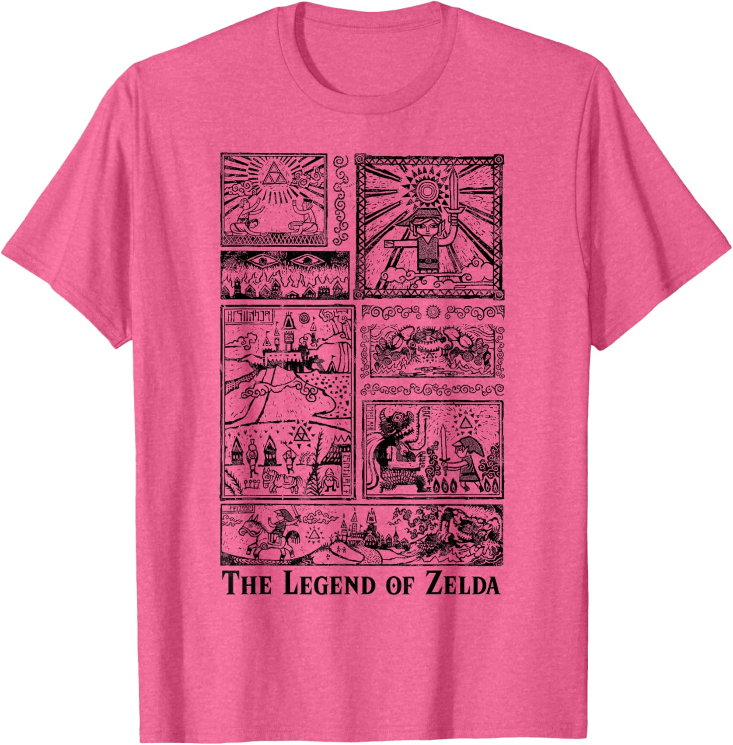 Nintendo Zelda Tonal Glyphs T-Shirt for Gamers and Fans of Adventure - 6