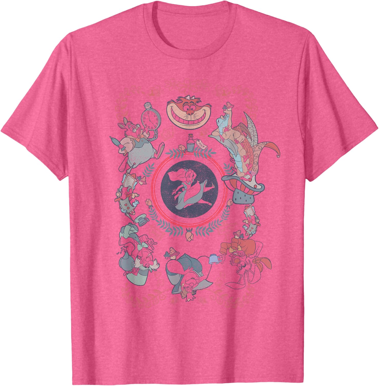 Disney Alice in Wonderland Card Style Mashup T-Shirt for Fans and Collectors - 1