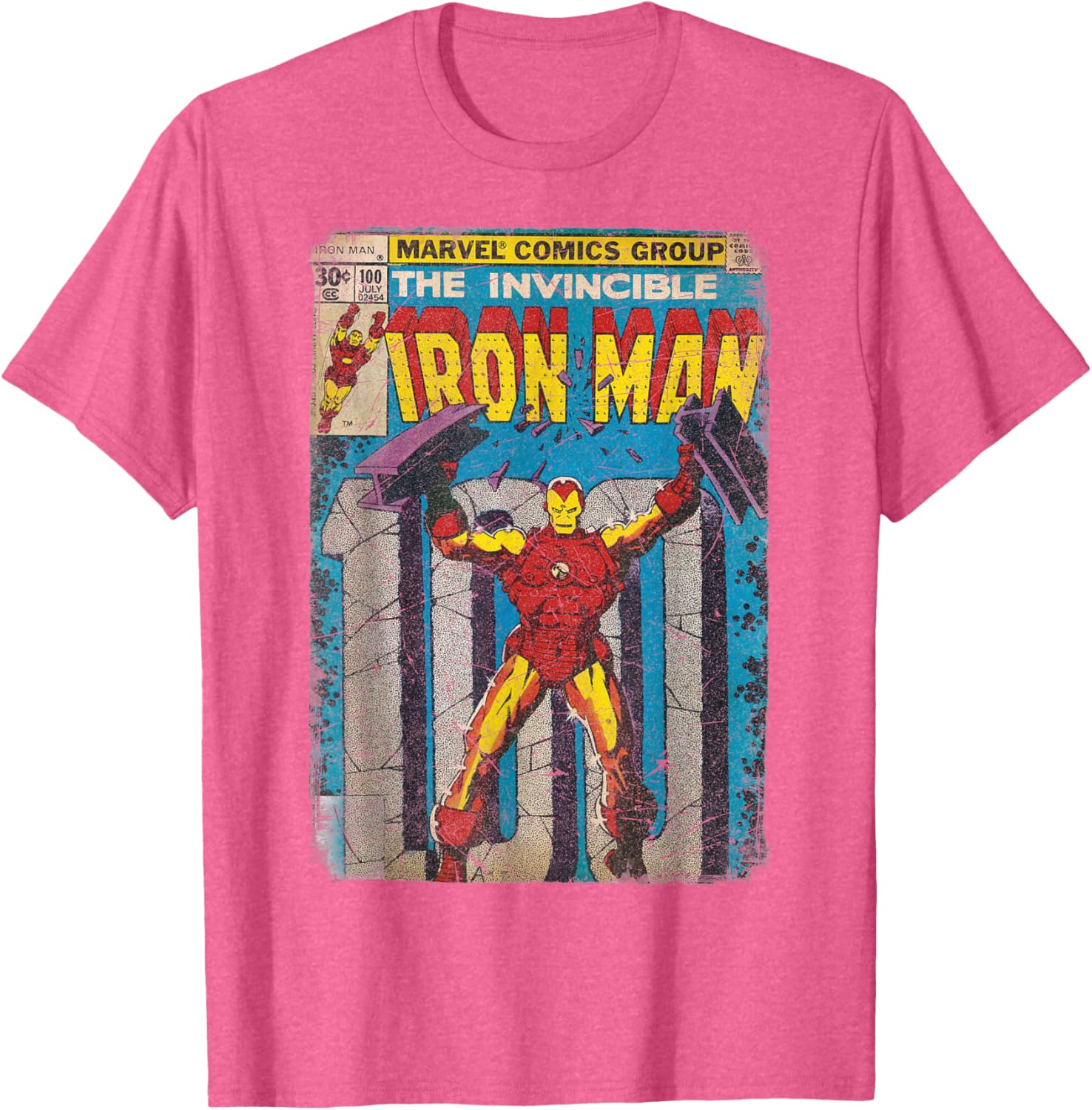 Iron Man Classic Retro Comic Vintage Cover Graphic T-Shirt for Fans - 6