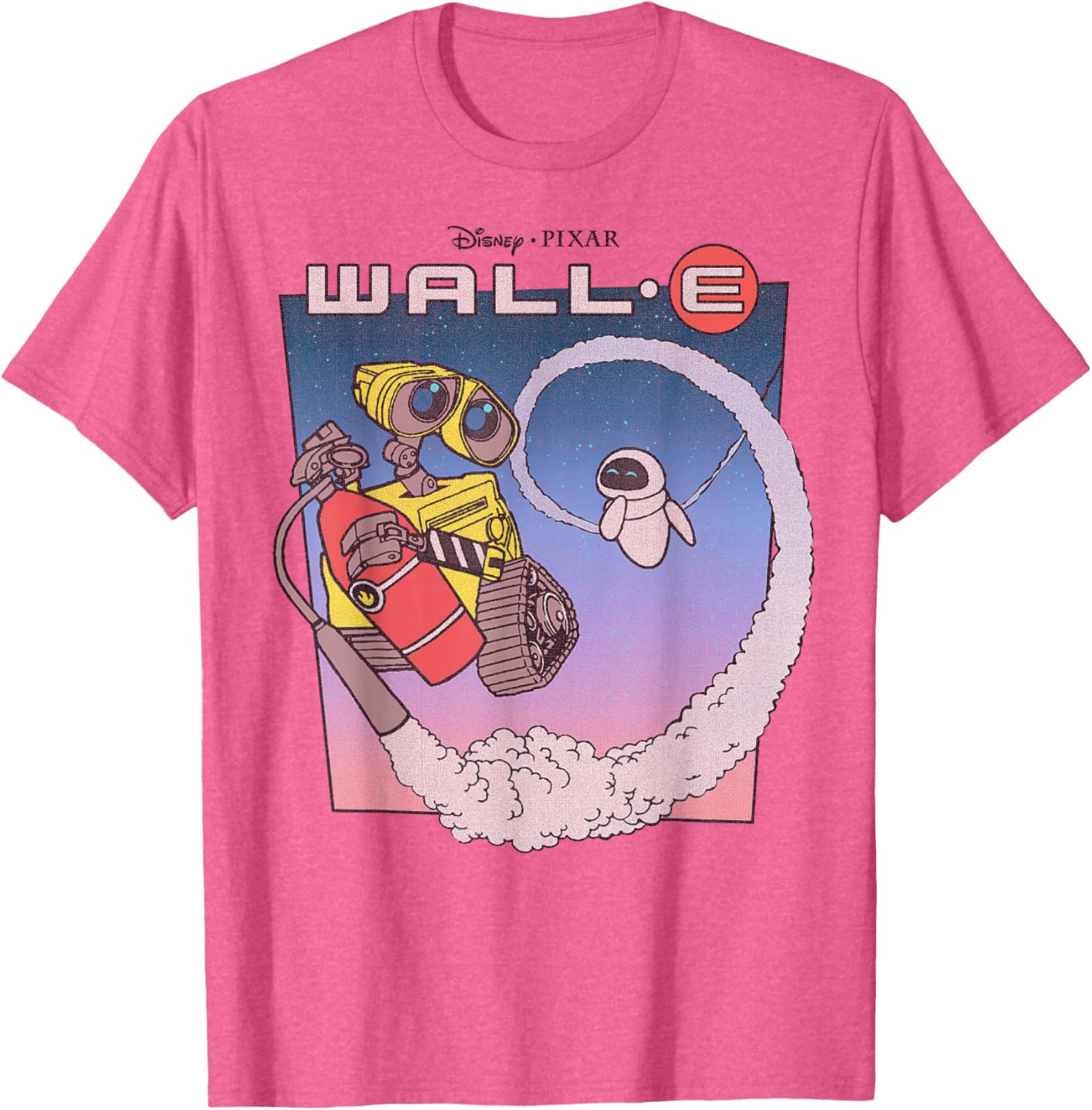 Disney Pixar Wall-E Eve Retro Distressed T-Shirt for Fans and Collectors - 4