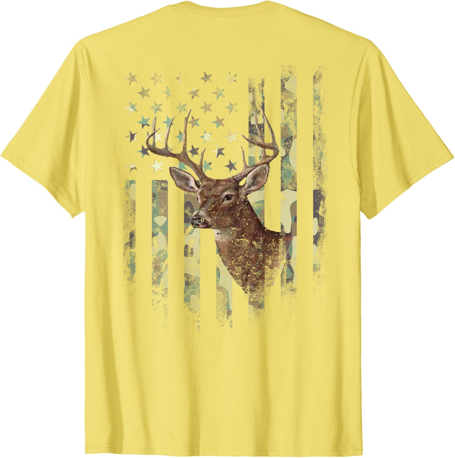 American Flag Deer Hunting Camo T-Shirt for Men, Women, and Kids - 14