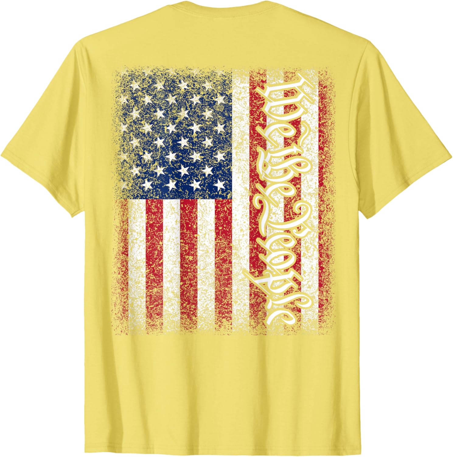 We The People Patriotic T-Shirt with American Flag Design for Proud Americans - 1