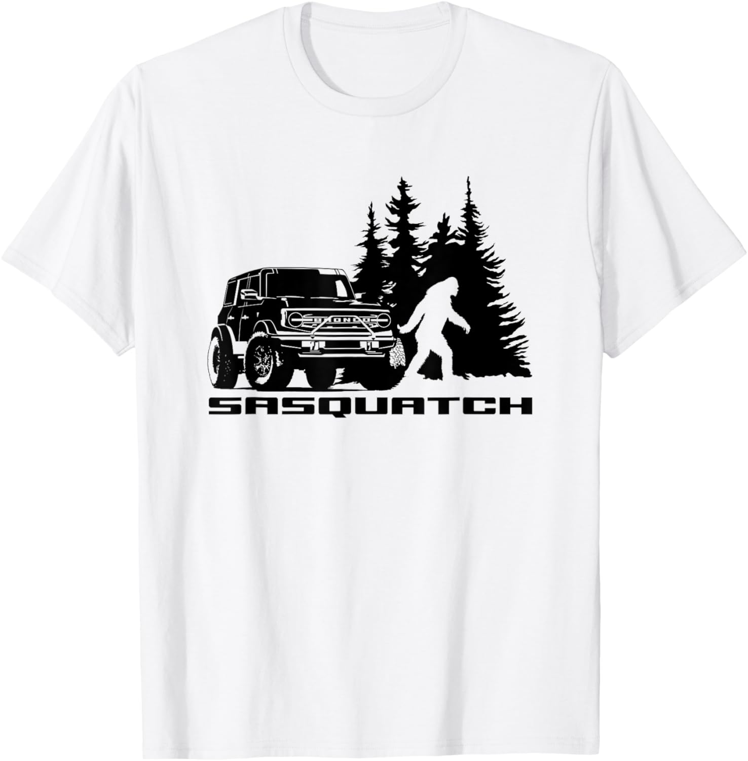 Ford Bronco Sasquatch T-Shirt for Adventure Lovers - Stylish and Comfortable - 2