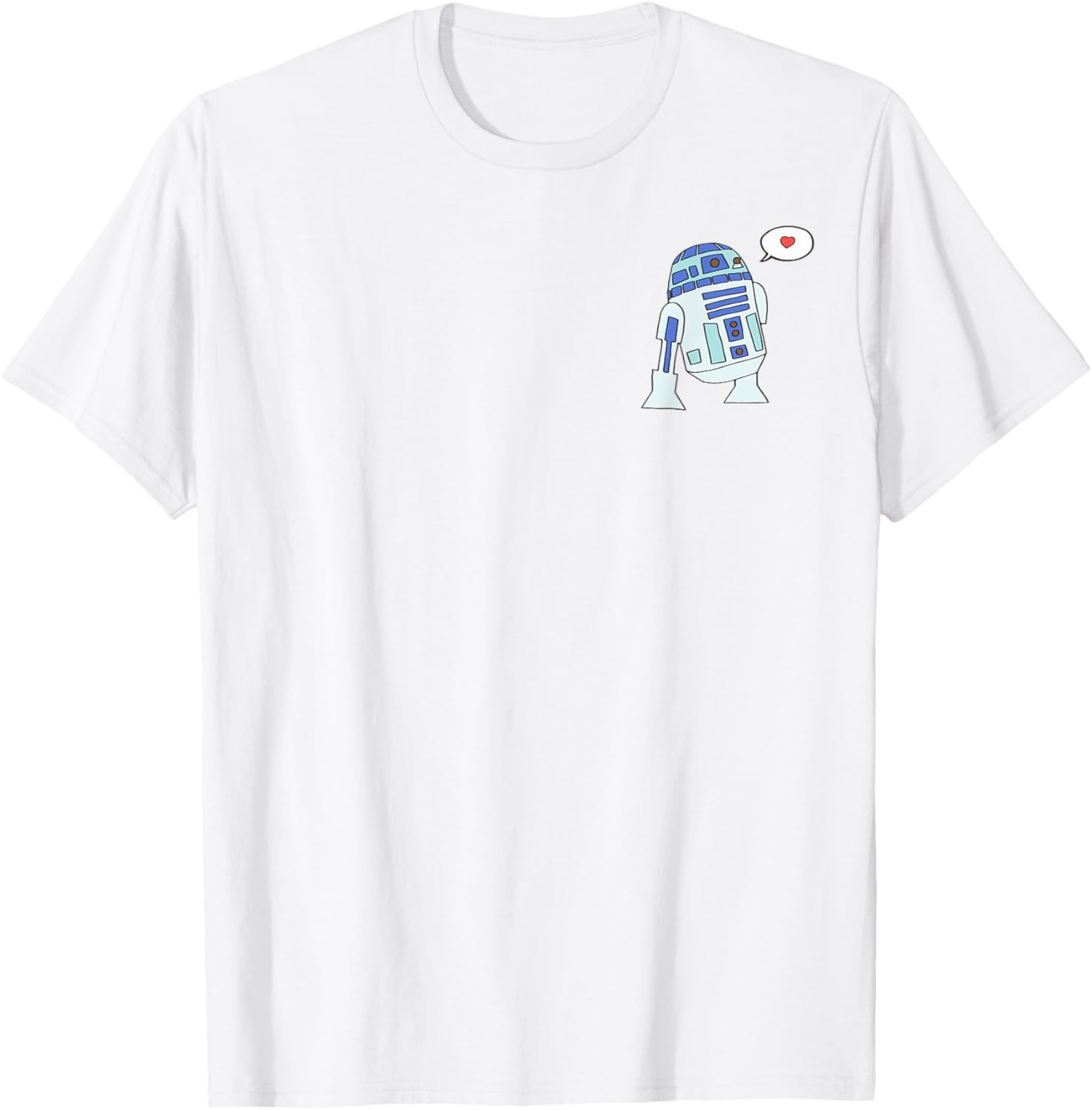 Fun R2-D2 Valentine's Day T-Shirt for Star Wars Fans - Amazon Essentials - 5