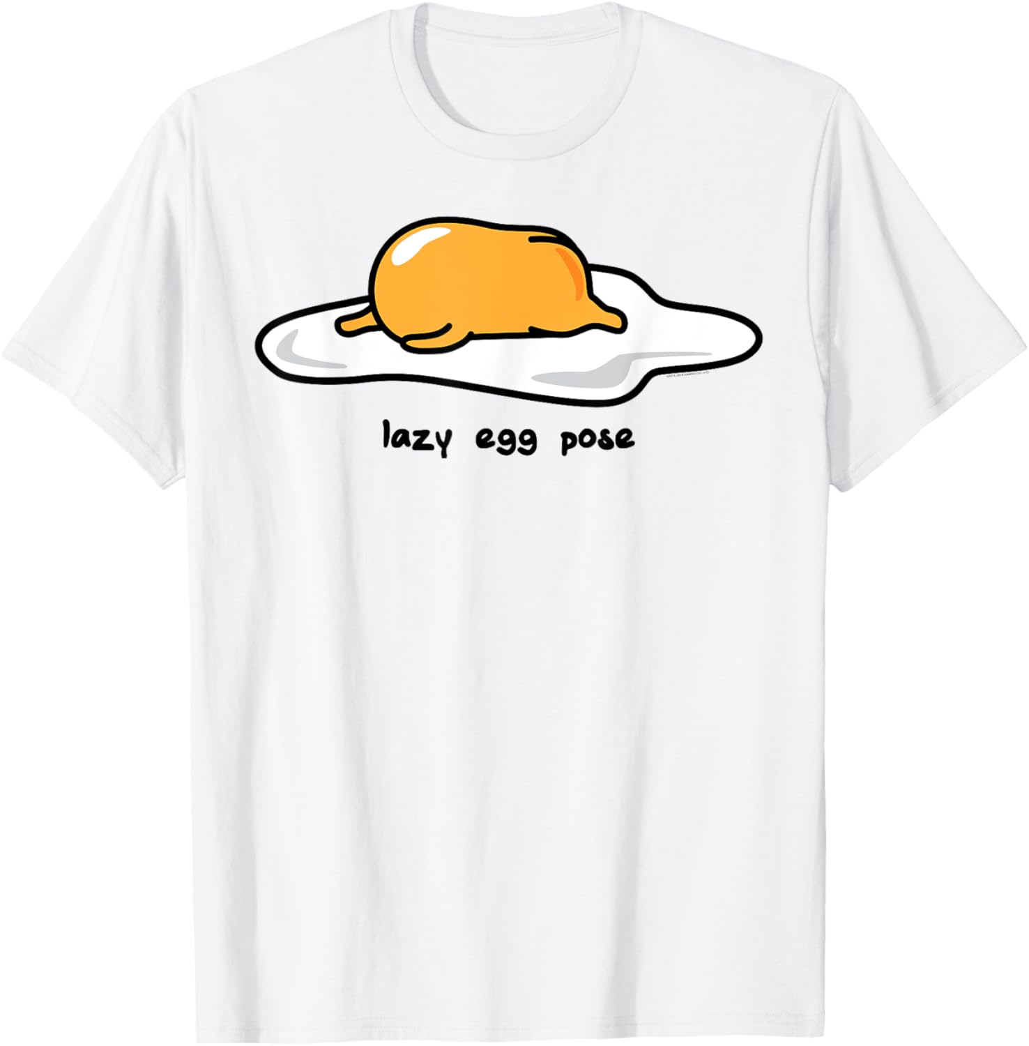 Gudetama Lazy Egg Yoga Pose T-Shirt for Fun and Comfort Lovers - 15