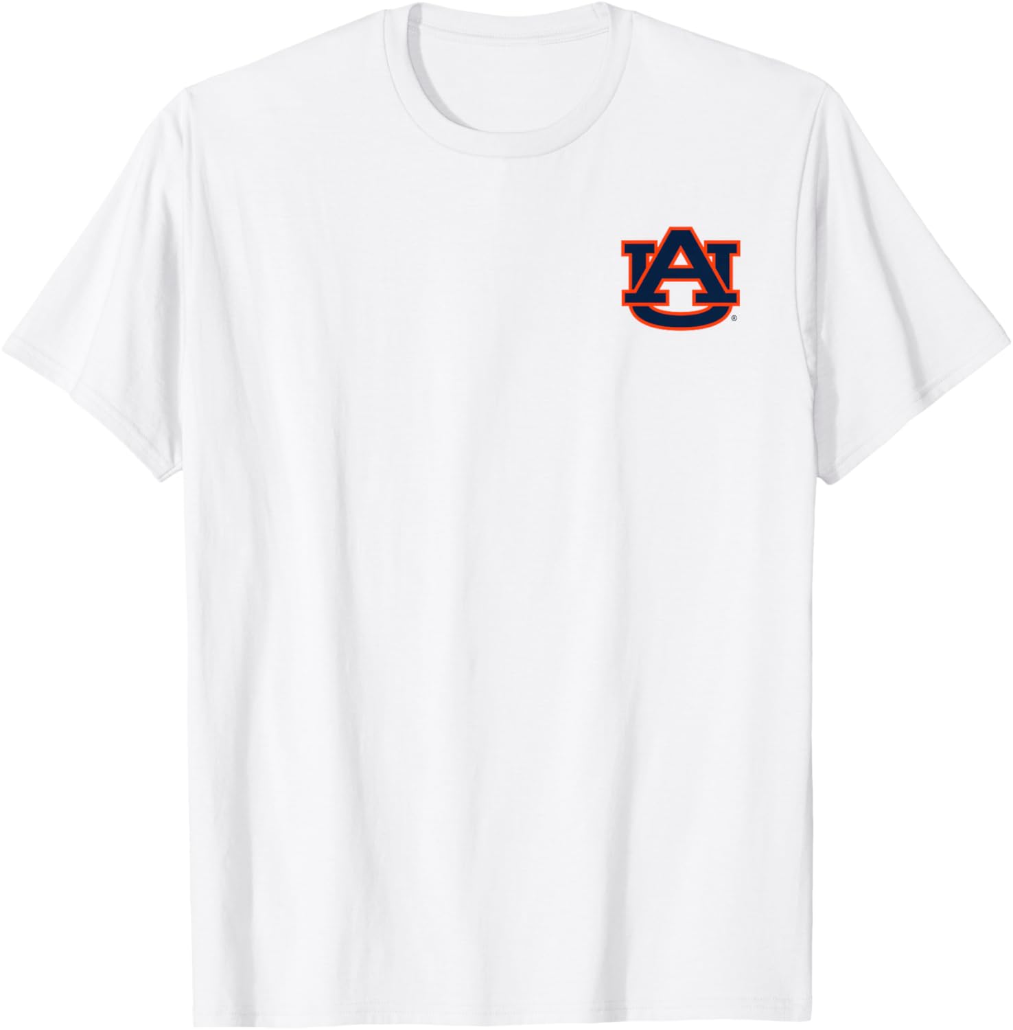 Auburn Tigers Left Chest Logo T-Shirt Officially Licensed for Fans - 1