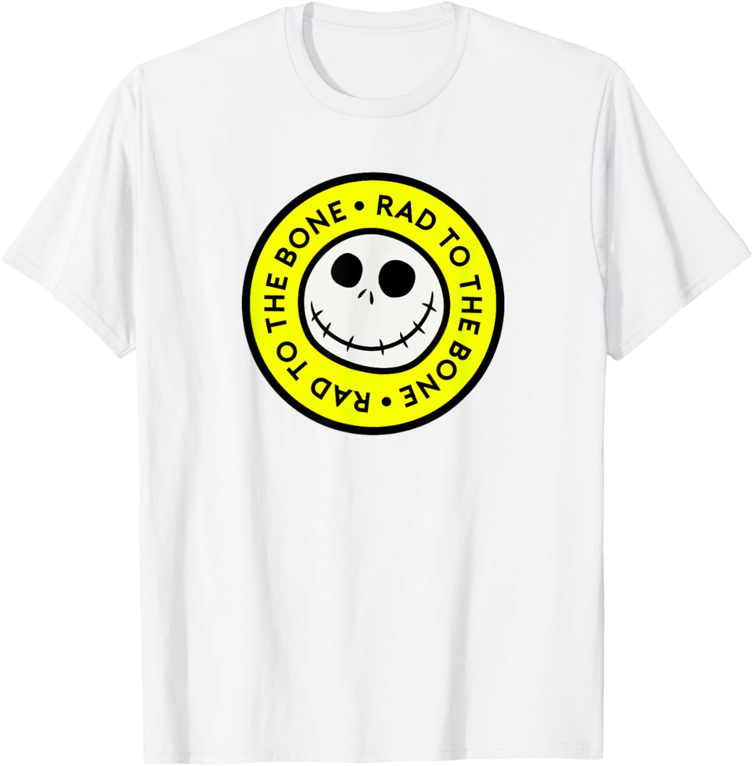 Men's Nightmare Before Christmas Jack Skeleton Rad To The Bone T-Shirt - 8