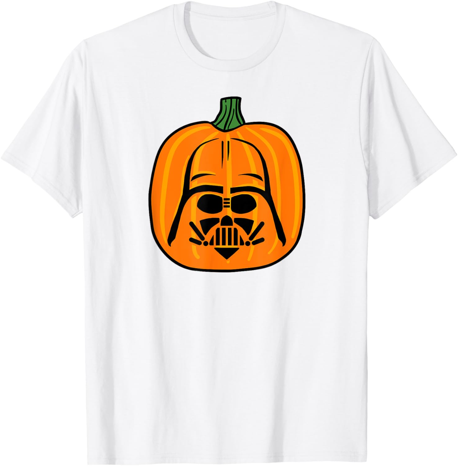 Darth Vader Pumpkin Jack O'Lantern T-Shirt for Star Wars Fans - 6