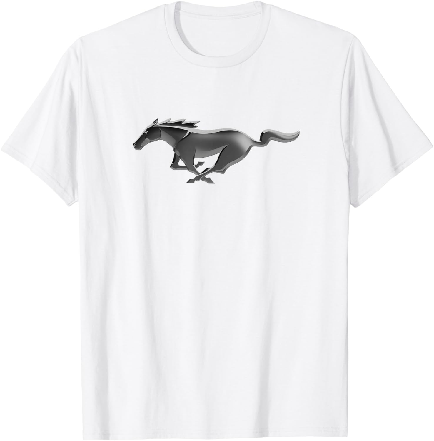 Ford Mustang Modern Pony Logo T-Shirt Classic Automotive Apparel - 9