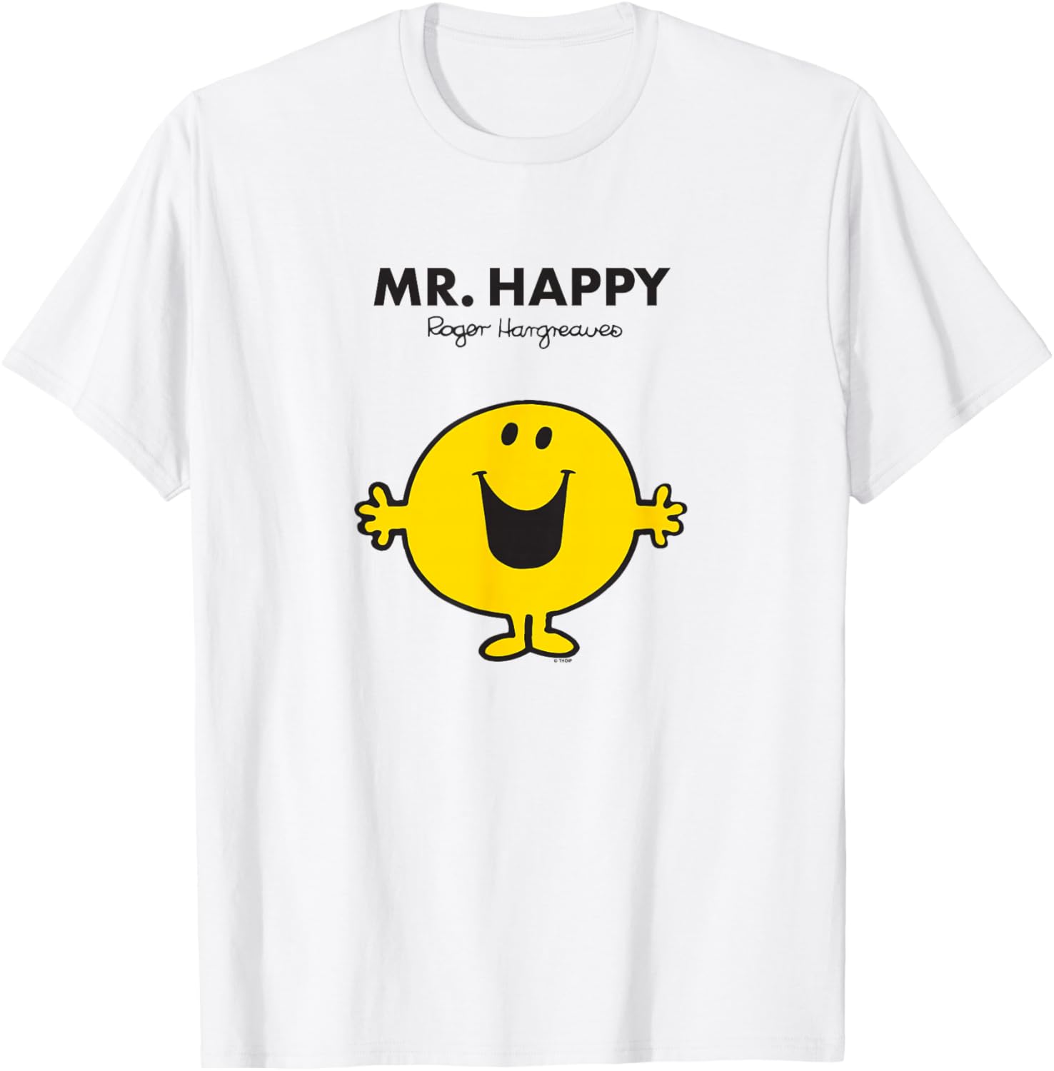 Mr Happy T-Shirt for Kids and Adults | Fun Mr Men Character Apparel - 7