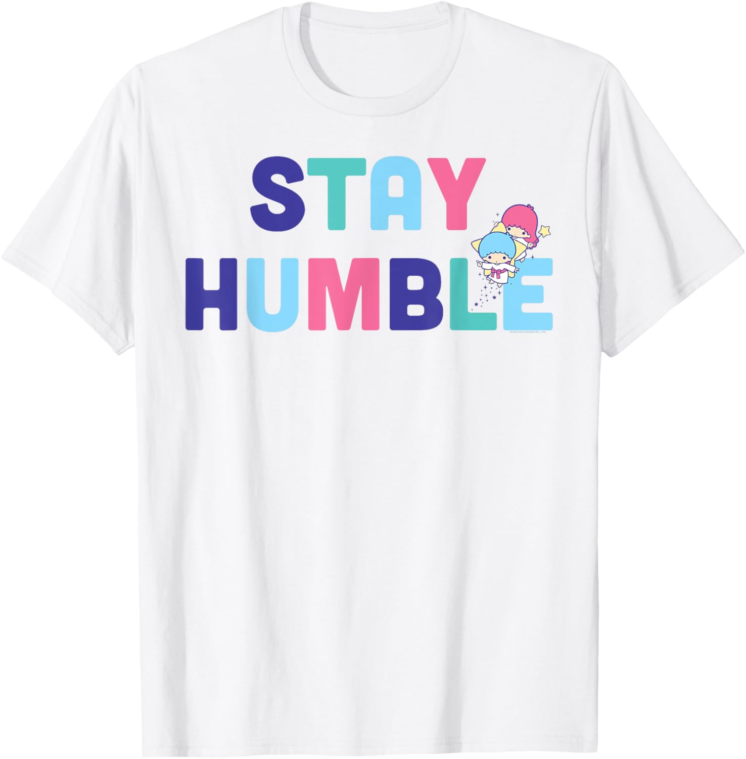 Little Twin Stars Stay Humble T-Shirt for Trendy Fashion Lovers - 5