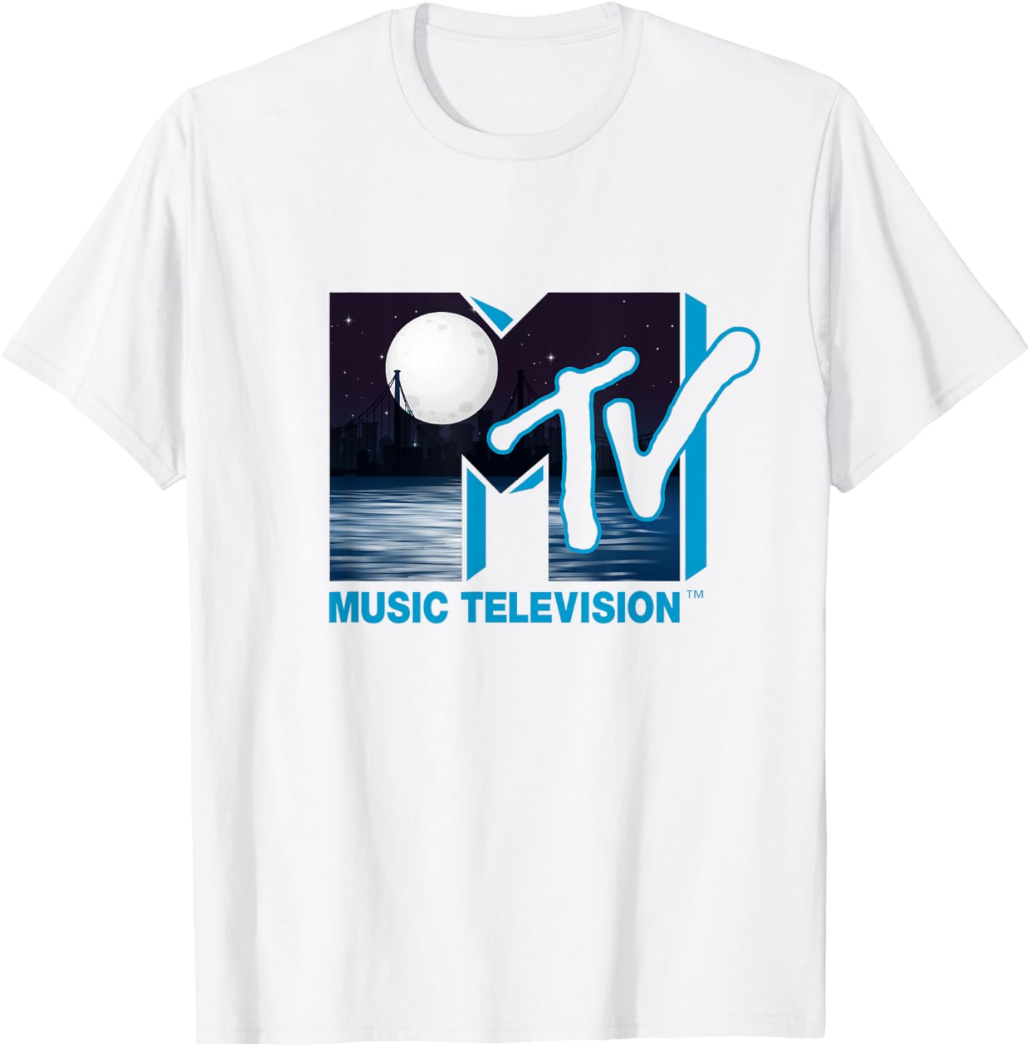 Mademark x MTV Full Moon City Logo T-Shirt - Stylish Graphic Tee - 4