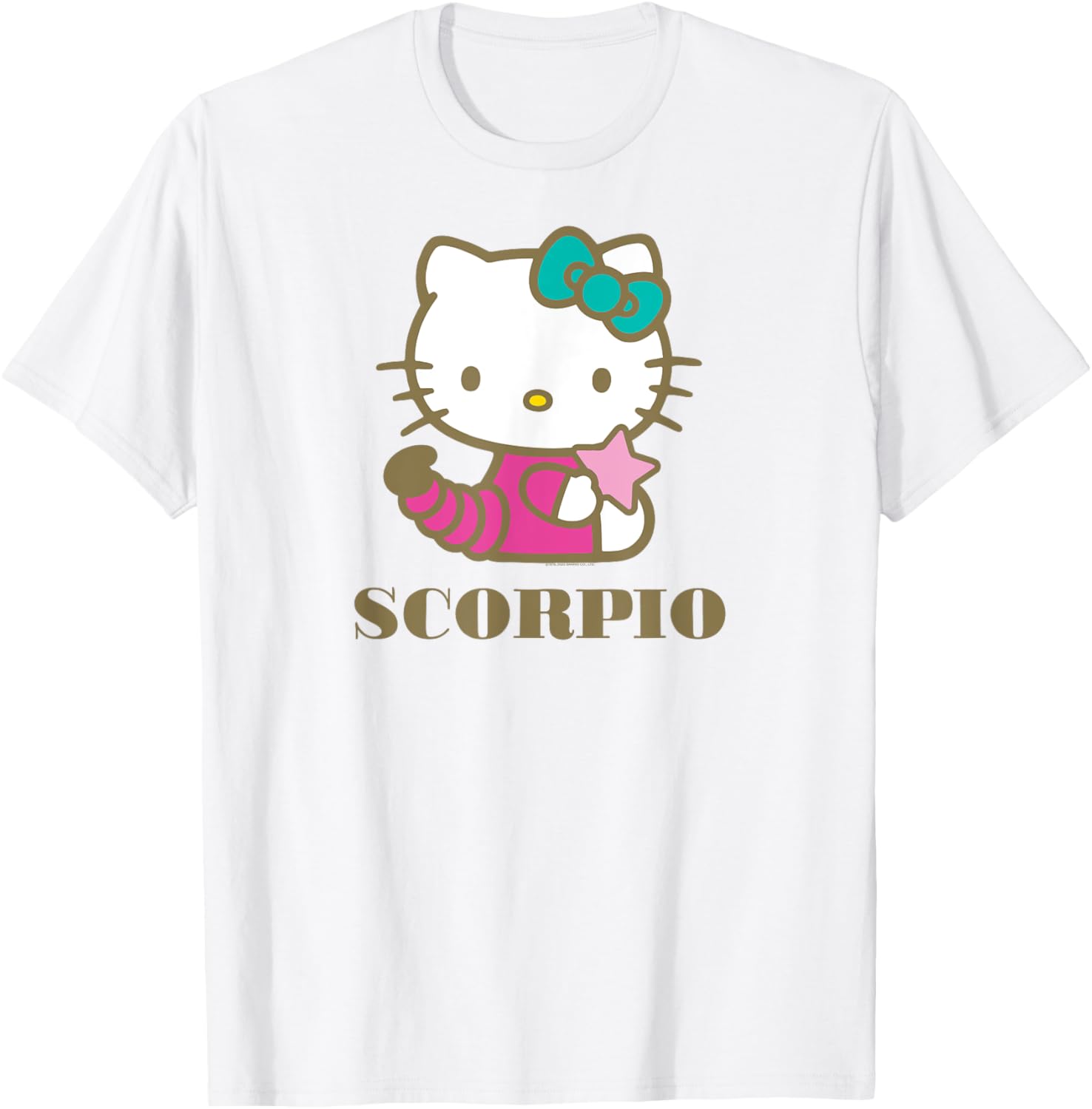 Hello Kitty Scorpio Zodiac T-Shirt for Trendy Fans of Cute Fashion - 20