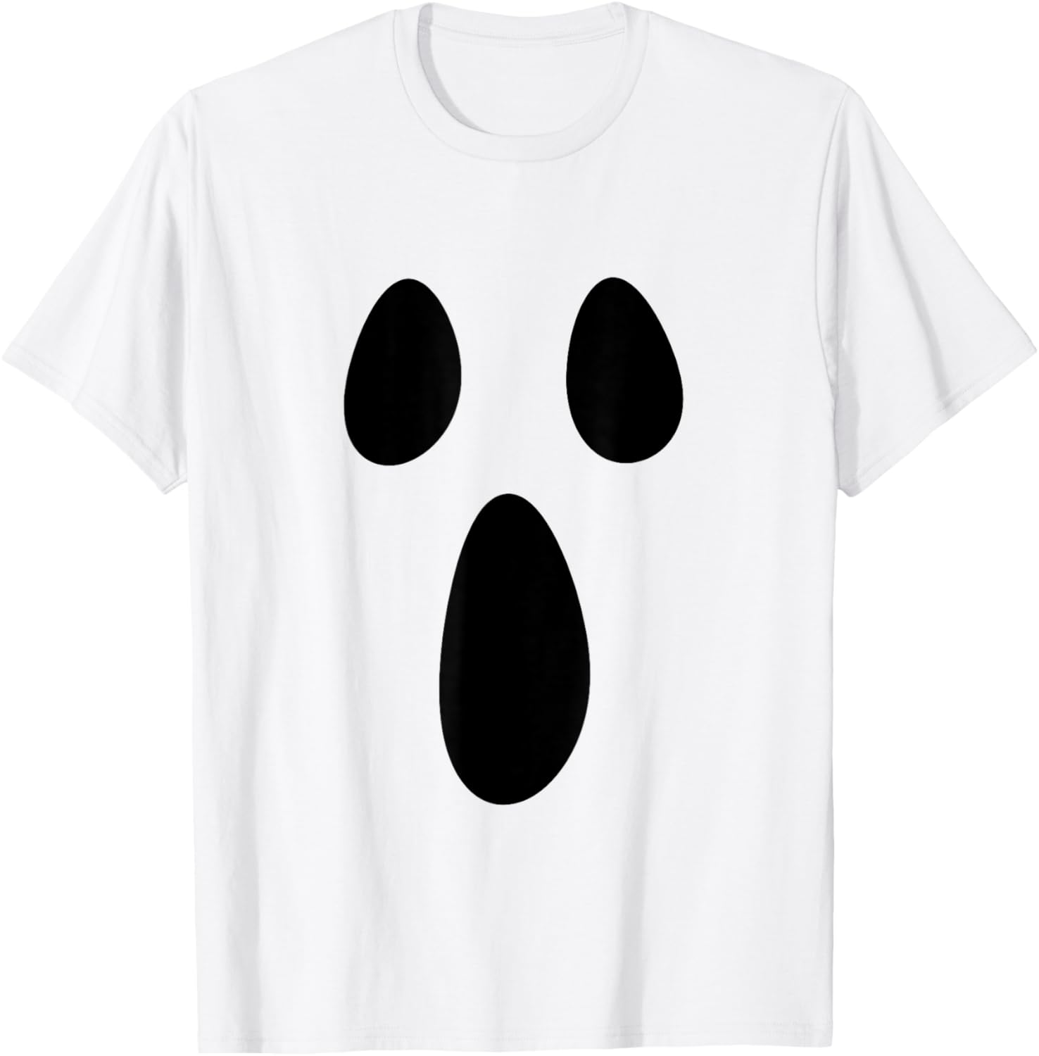 Ghost Silly Face Spooky Halloween Costume T-Shirt for Fun Celebrations - 17