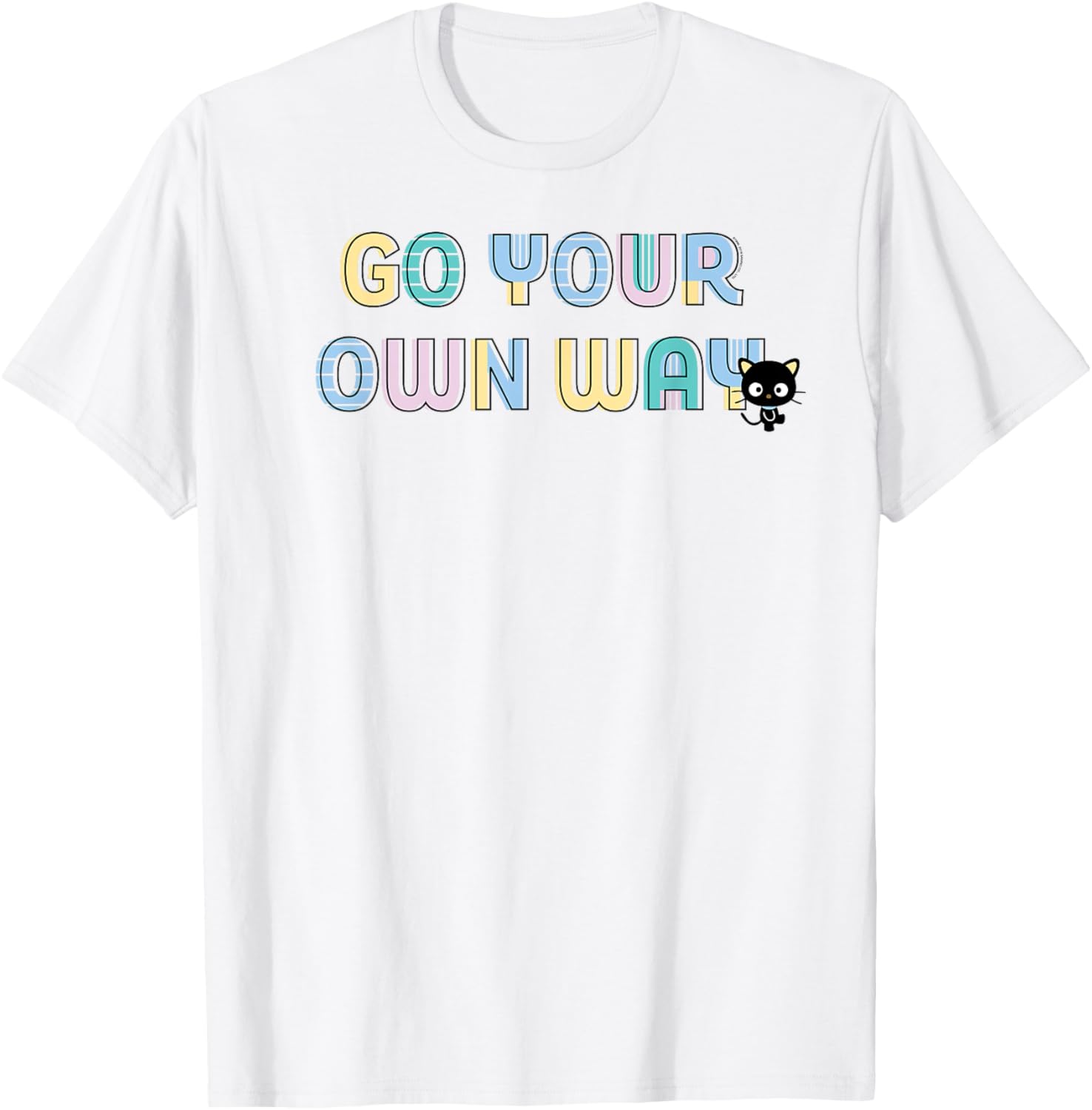Chococat Go Your Own Way Graphic T-Shirt for Fun Fashion Lovers - 5