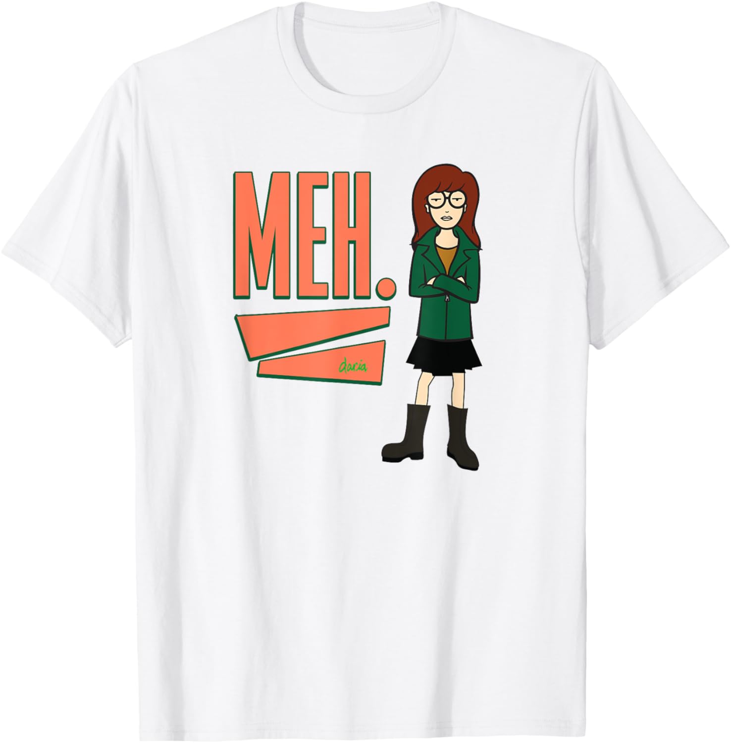 Mademark x Daria Meh T-Shirt Stylish and Comfortable Graphic Tee - 5