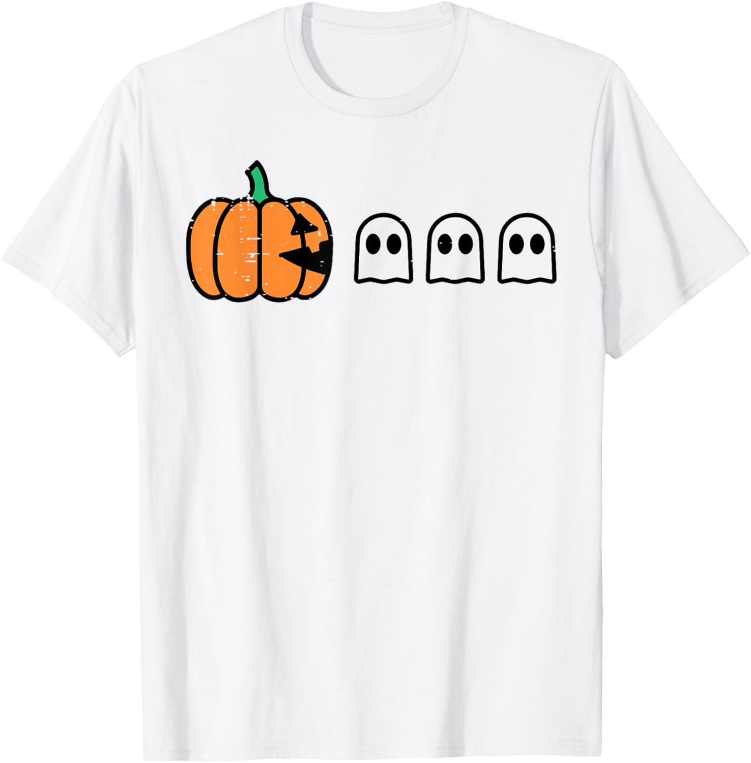 Halloween Gamer Pumpkin Ghost T-Shirt for Men Boys and Kids - 6