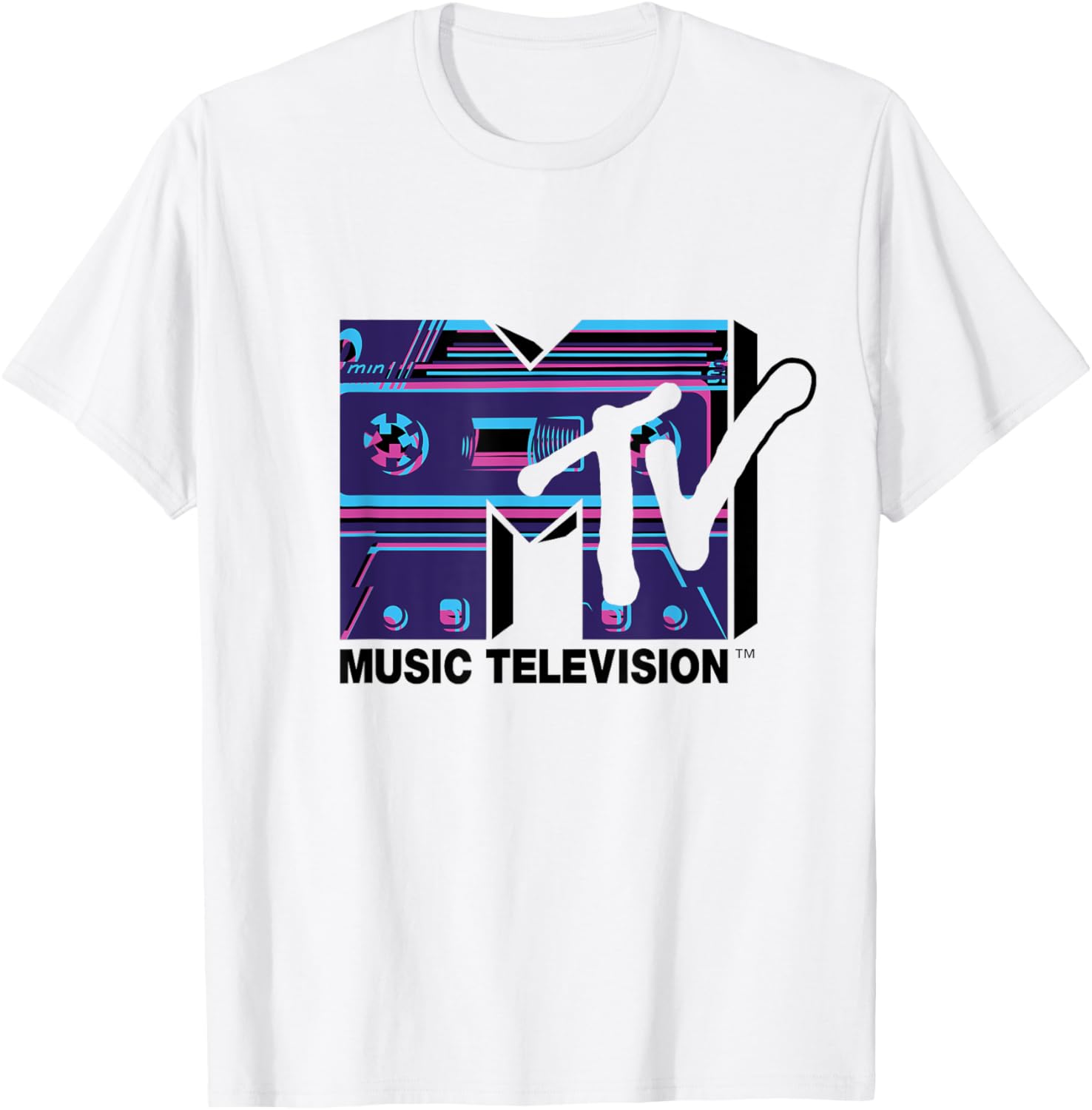 Mademark x MTV Funky Audio Tape Logo T-Shirt for Trendy Style - 3