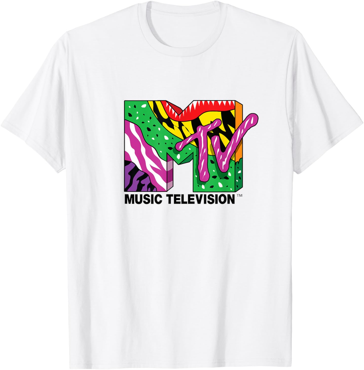 Mademark x MTV Colorful Creative Art T-Shirt Official Logo Design - 1