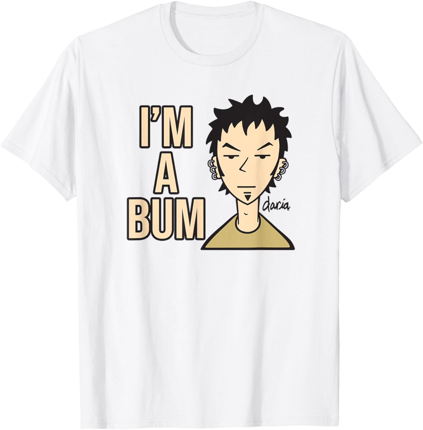 Mademark x Daria Trent Lane I'm a Bum T-Shirt for Casual Style Lovers - 2