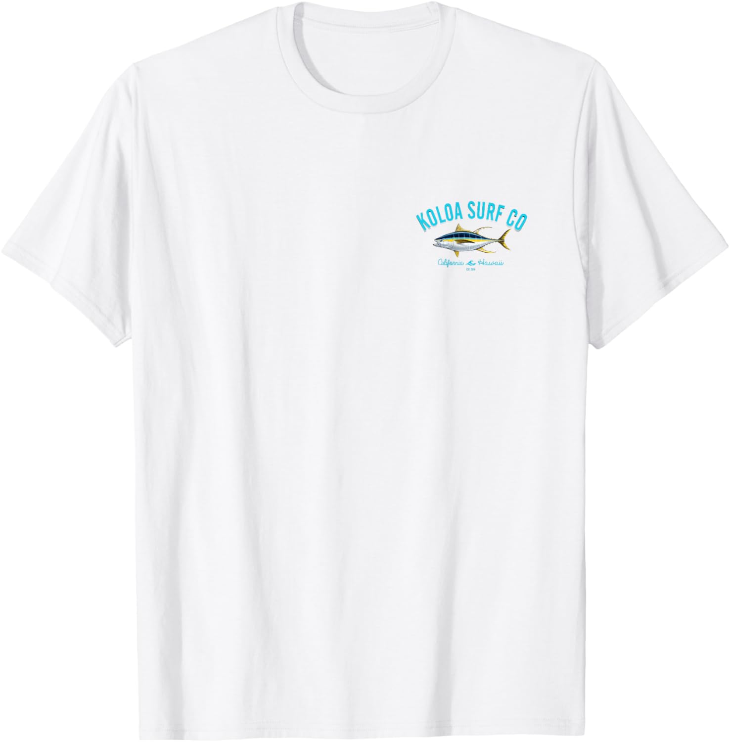 Koloa Surf Yellow Fin Tuna Graphic T-Shirt for Beach Lovers - 19