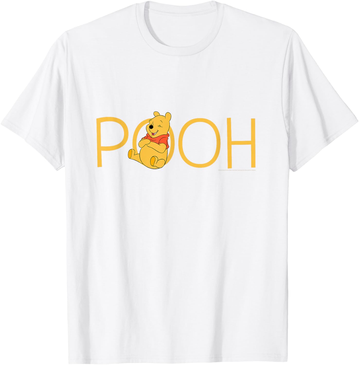 Disney Winnie the Pooh Classic Lettering T-Shirt for Kids and Adults - 18