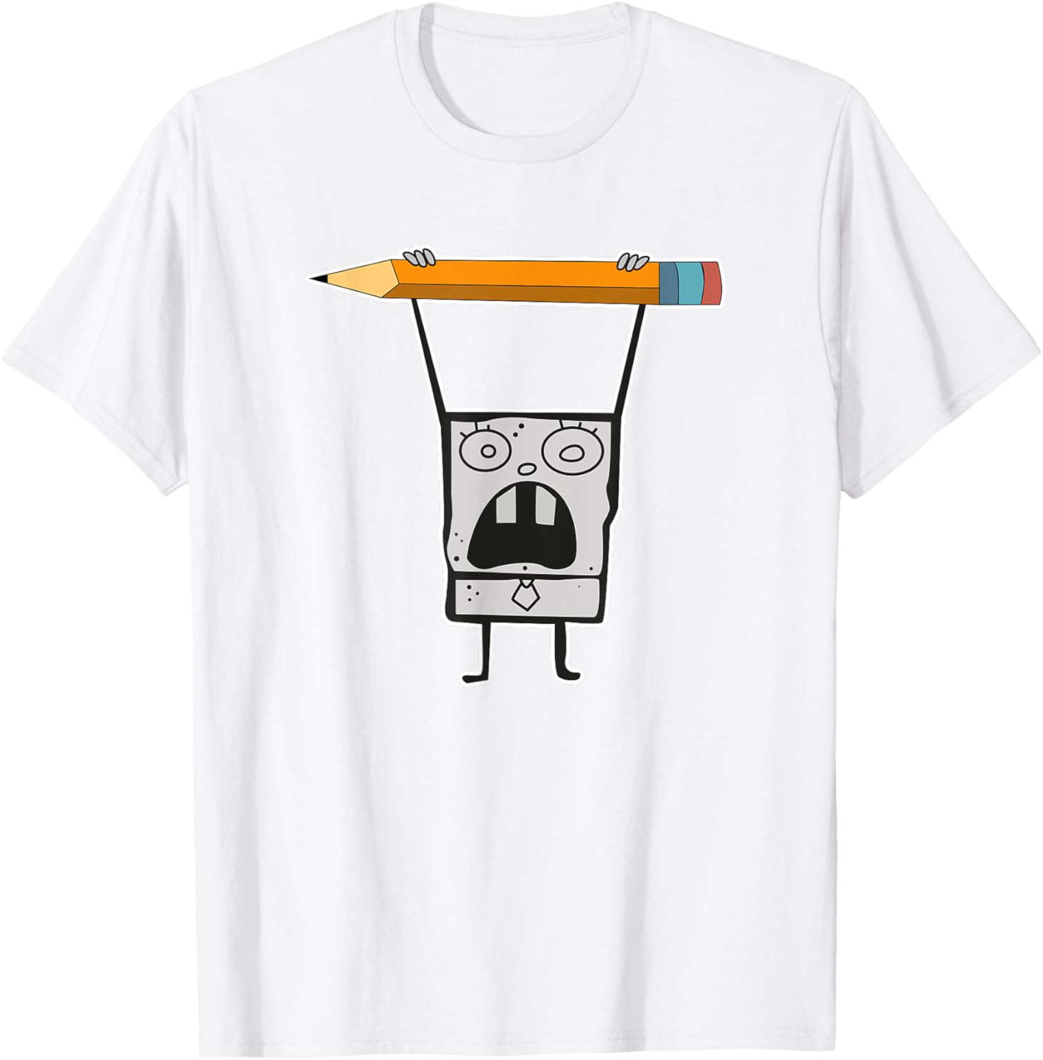 Mademark x SpongeBob SquarePants DoodleBob T-Shirt for Fun Fashion - 12