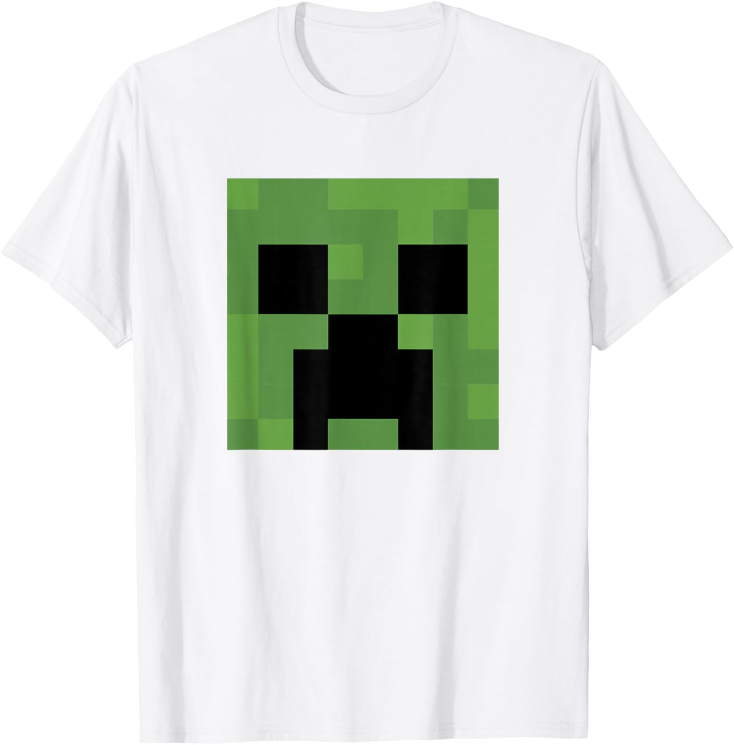 Minecraft Creeper Big Face T-Shirt for Gamers and Fans of All Ages - 5