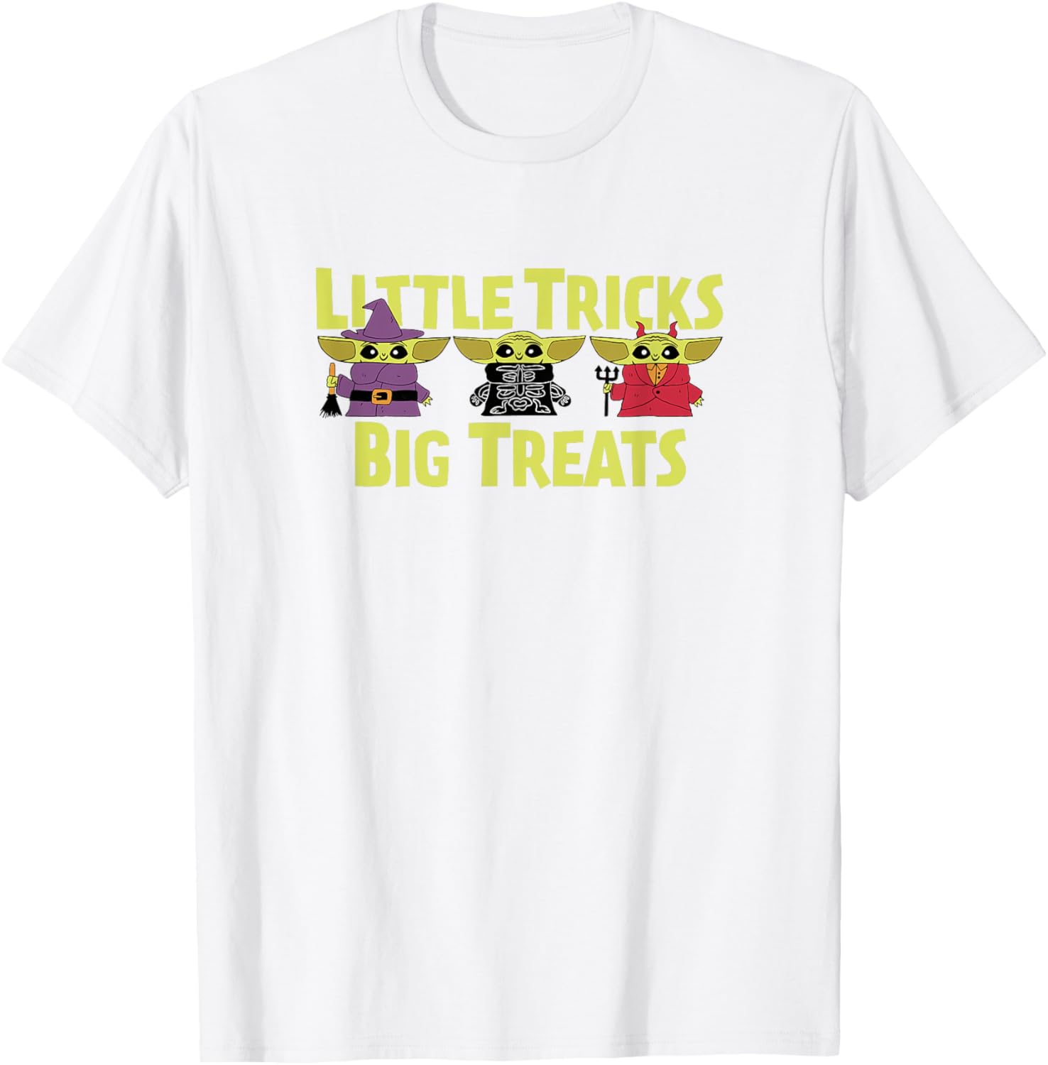 Mandalorian Spooky Grogu Halloween T-Shirt for Kids Trick or Treat Fun - 4