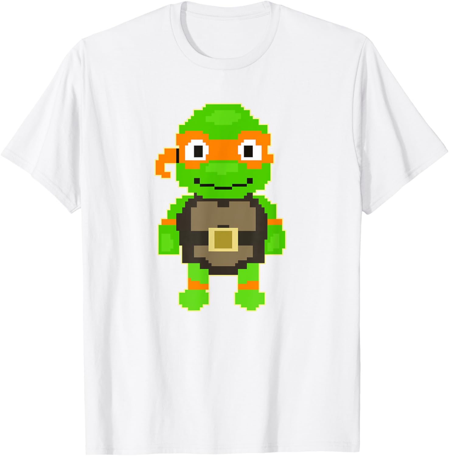 Mademark Michelangelo Pixel Art T-Shirt for Teenage Mutant Ninja Turtles - 5