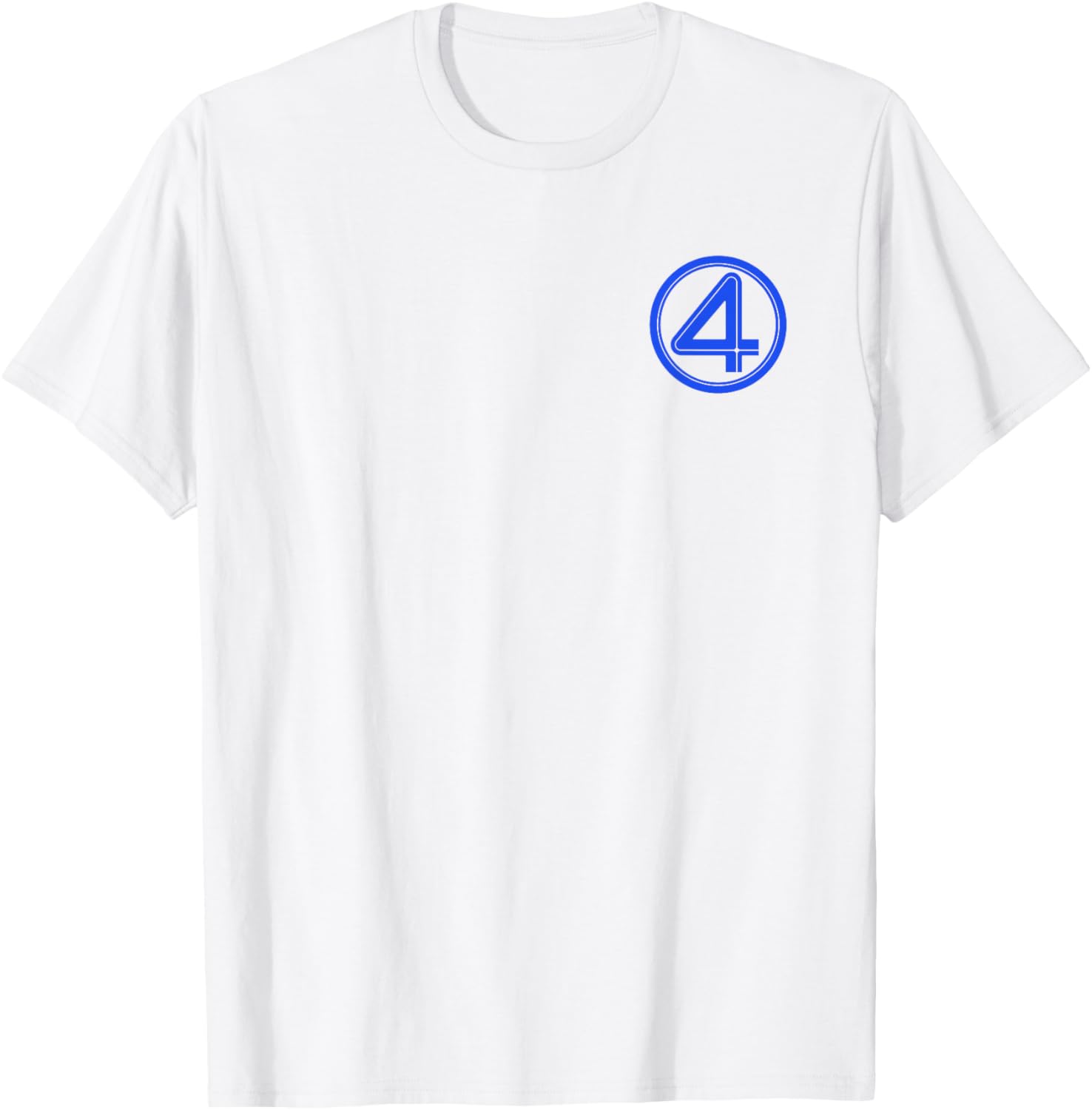 Marvel Fantastic Four Logo T-Shirt for Fans - Stylish Left Chest Design - 1