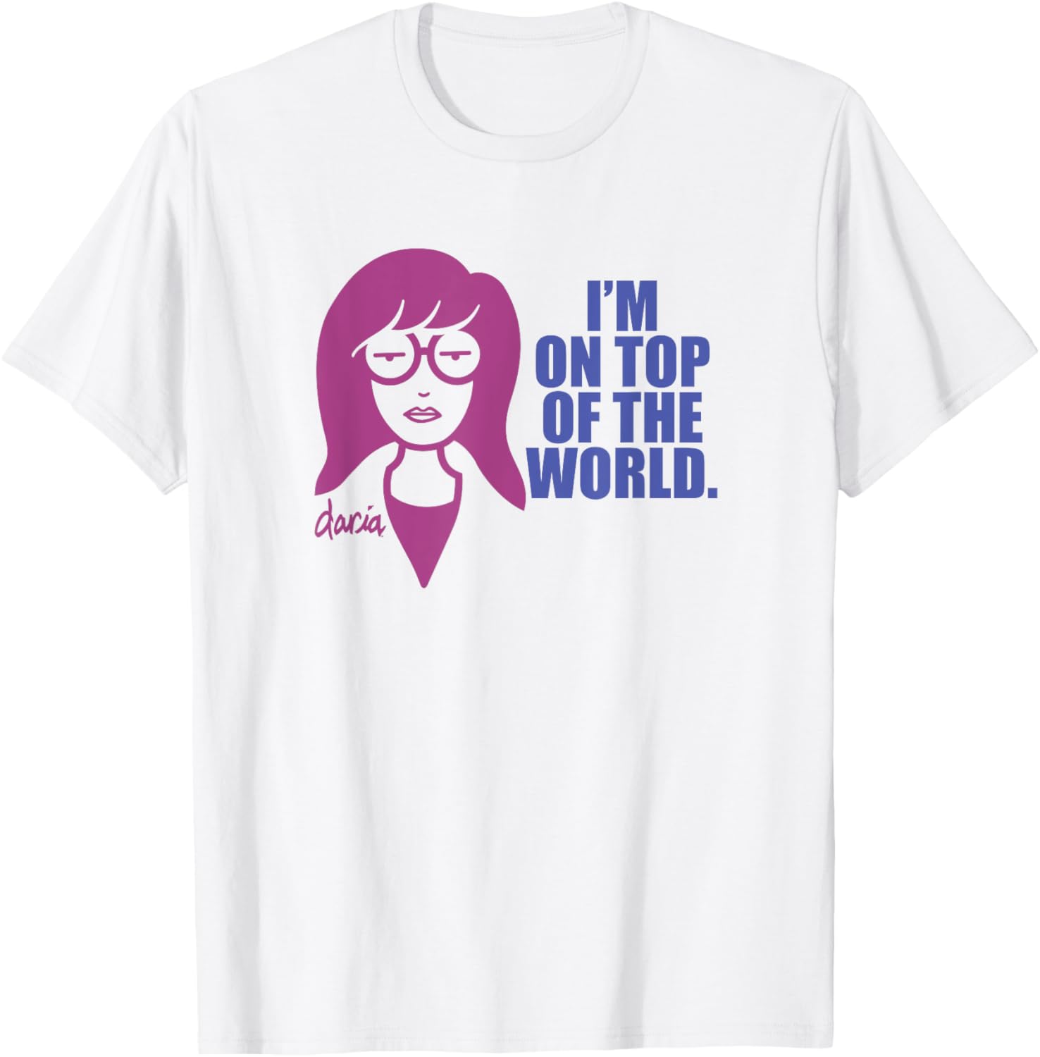 Mademark x Daria I'm on Top of the World T-Shirt for Everyday Style - 5