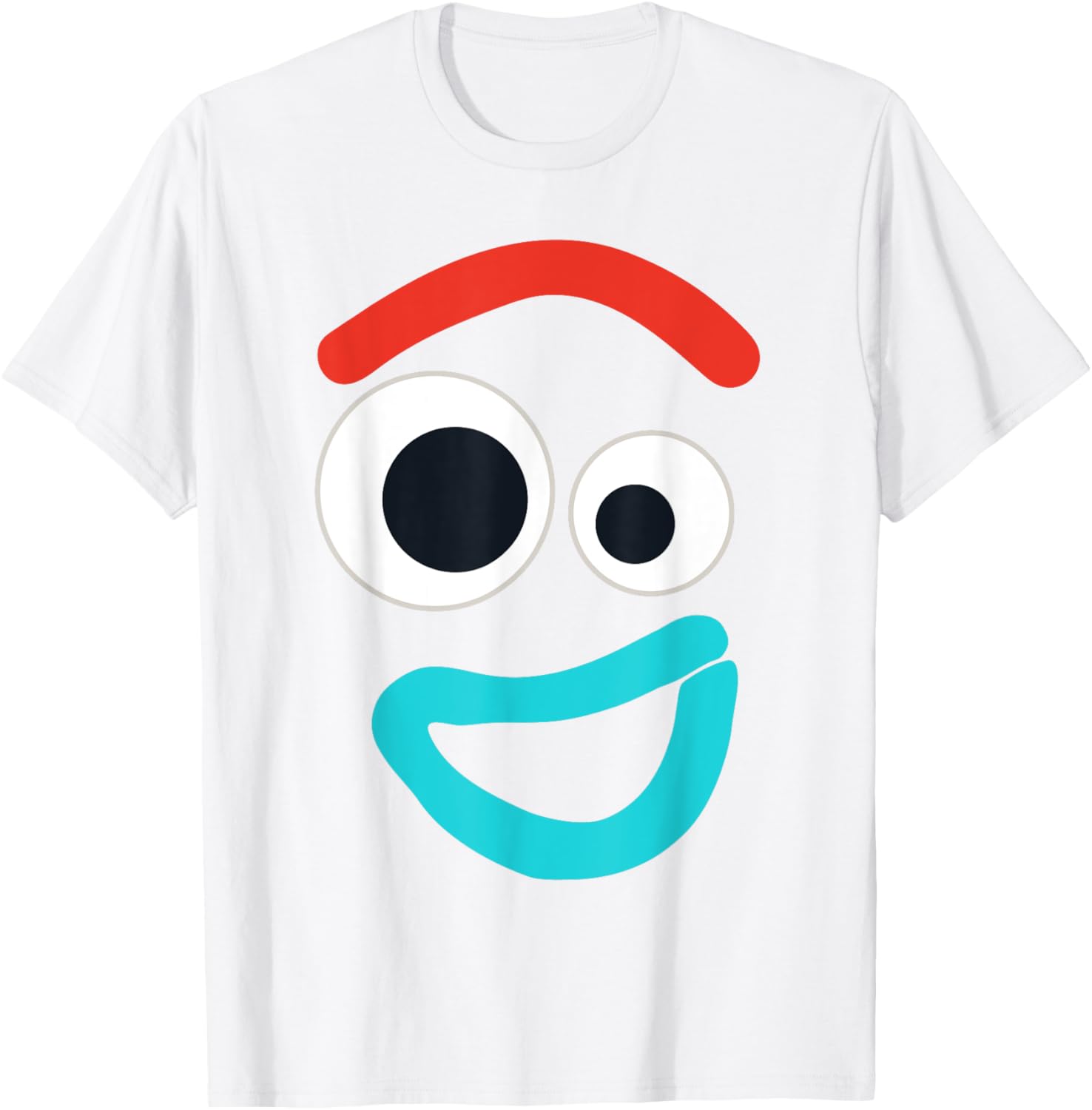 Disney Pixar Toy Story 4 Forky Smiling Costume T-Shirt for Kids - 1