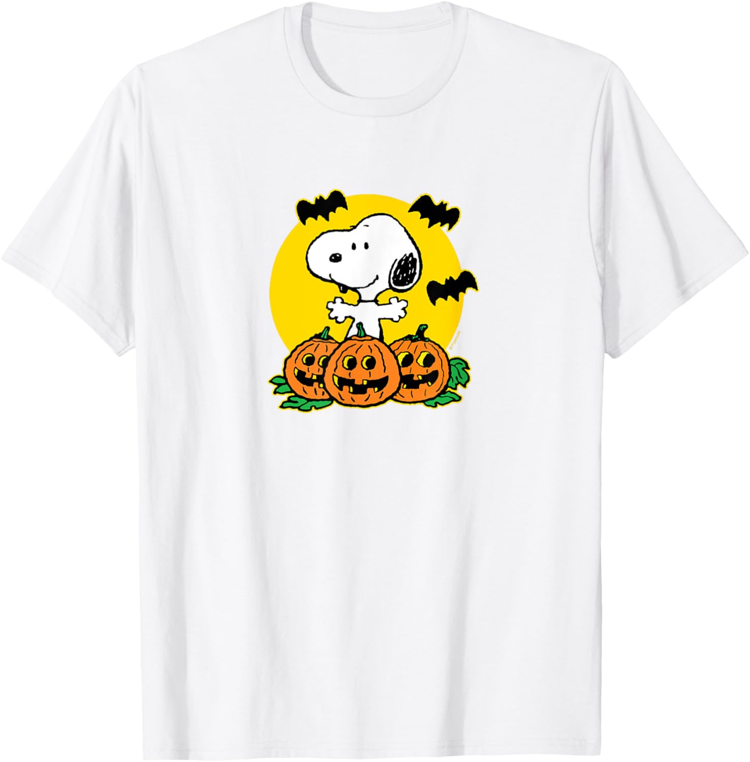 Snoopy Pumpkin Patch Halloween T-Shirt for Peanuts Fans - Fun Apparel - 4